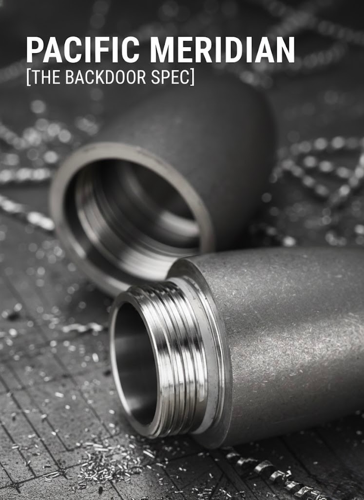 Aerospace Grade 5 Titanium EDC Capsule | Precision Survival Storage Box
