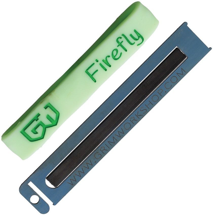 Grim Workshop Firefly Heat Firestarter Tool Ferro Rod Glow-In-Dark Handle USA