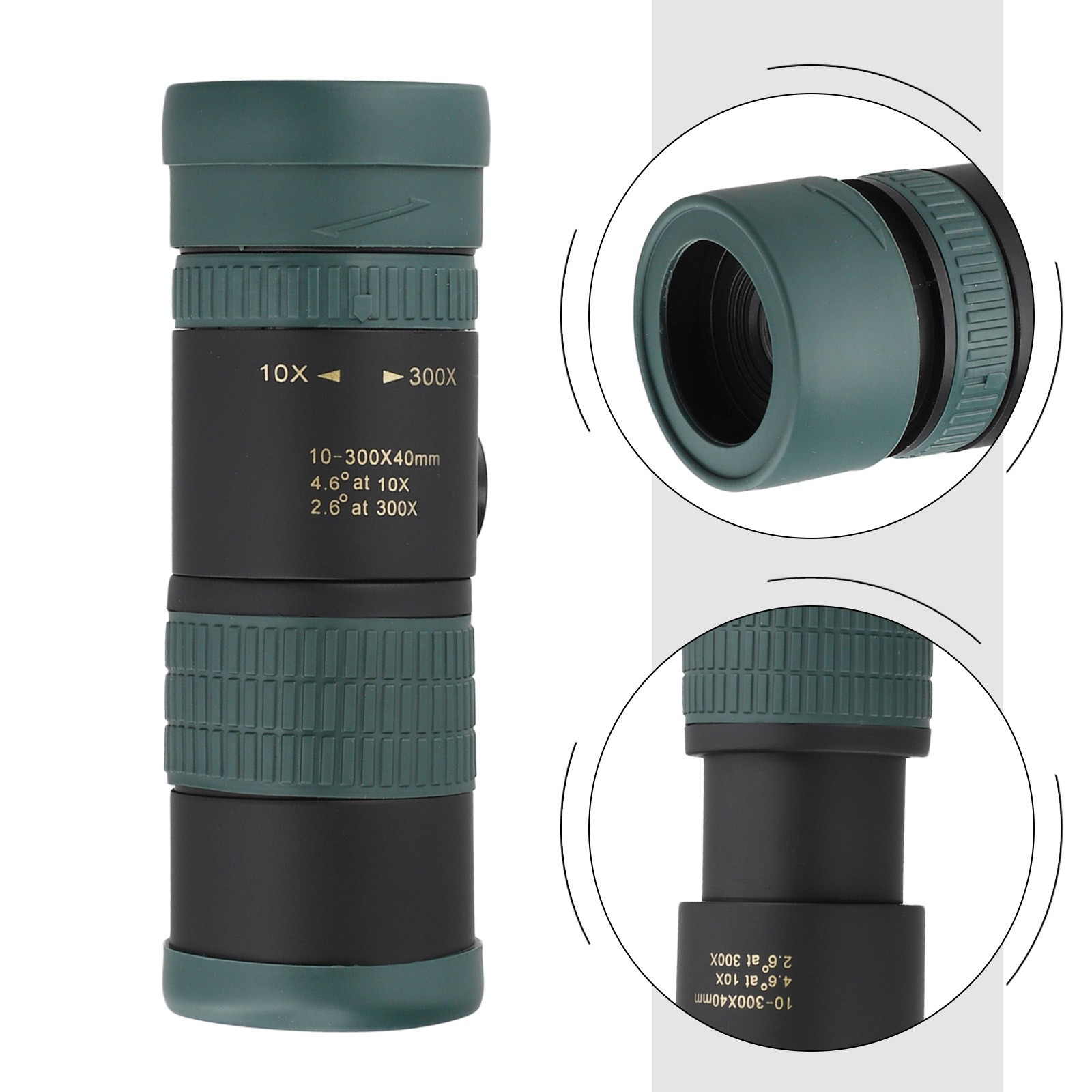10 300X Zoom Monoculars with Smartphone Compatibility for Outdoor Photography