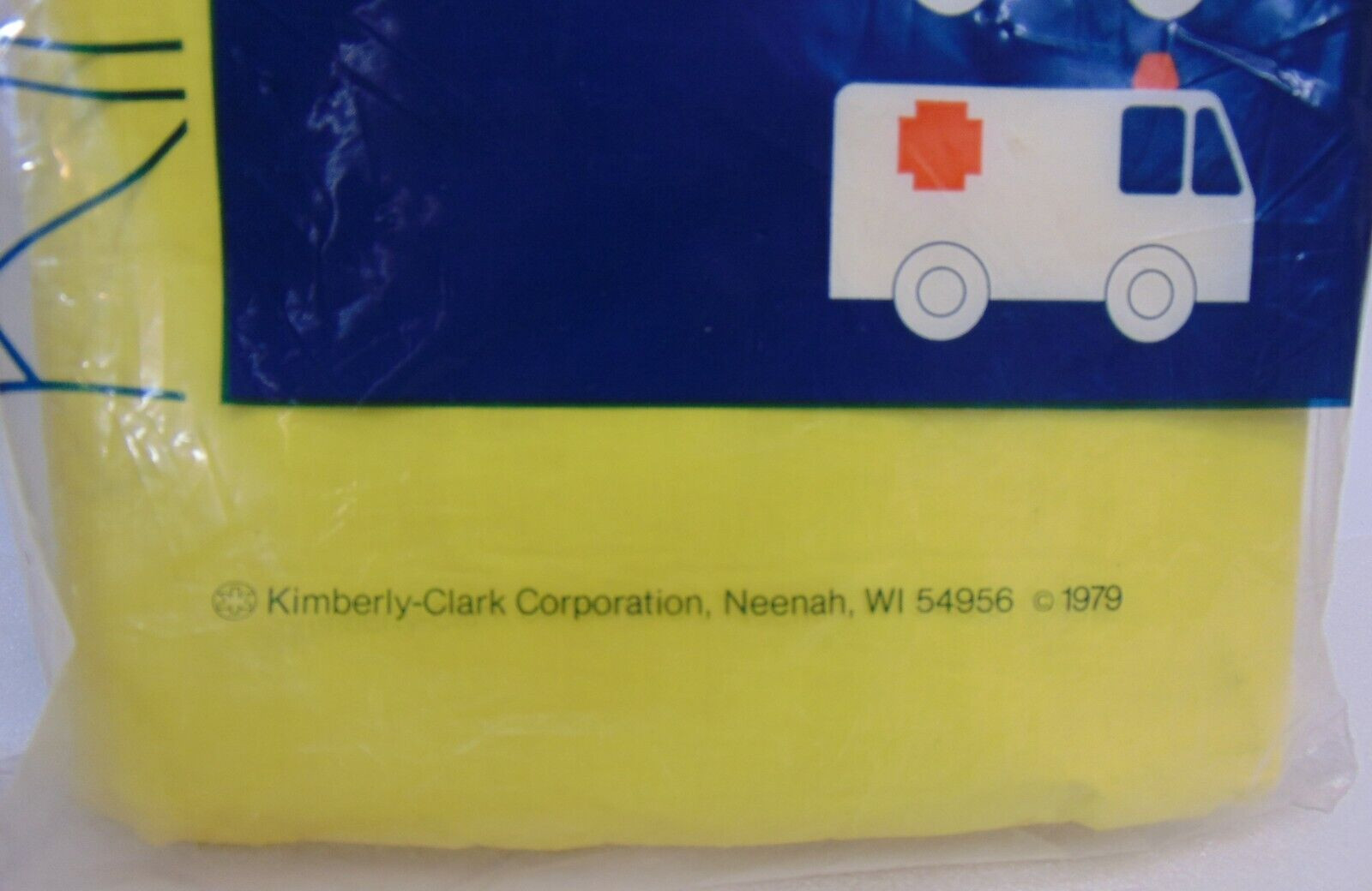 Vintage Emergency Blanket Thermal Survival Mylar Camping Hiking First Aid NOS