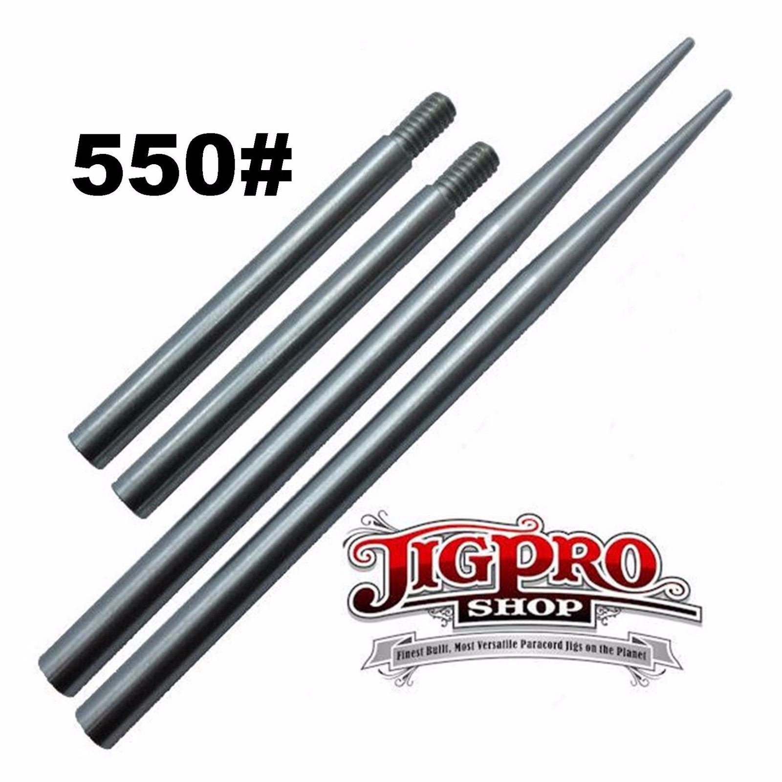 (2) 5 1/4″ STAINLESS 550# PARACORD FID, LACING, STITCHING NEEDLE INC. EXTENSION