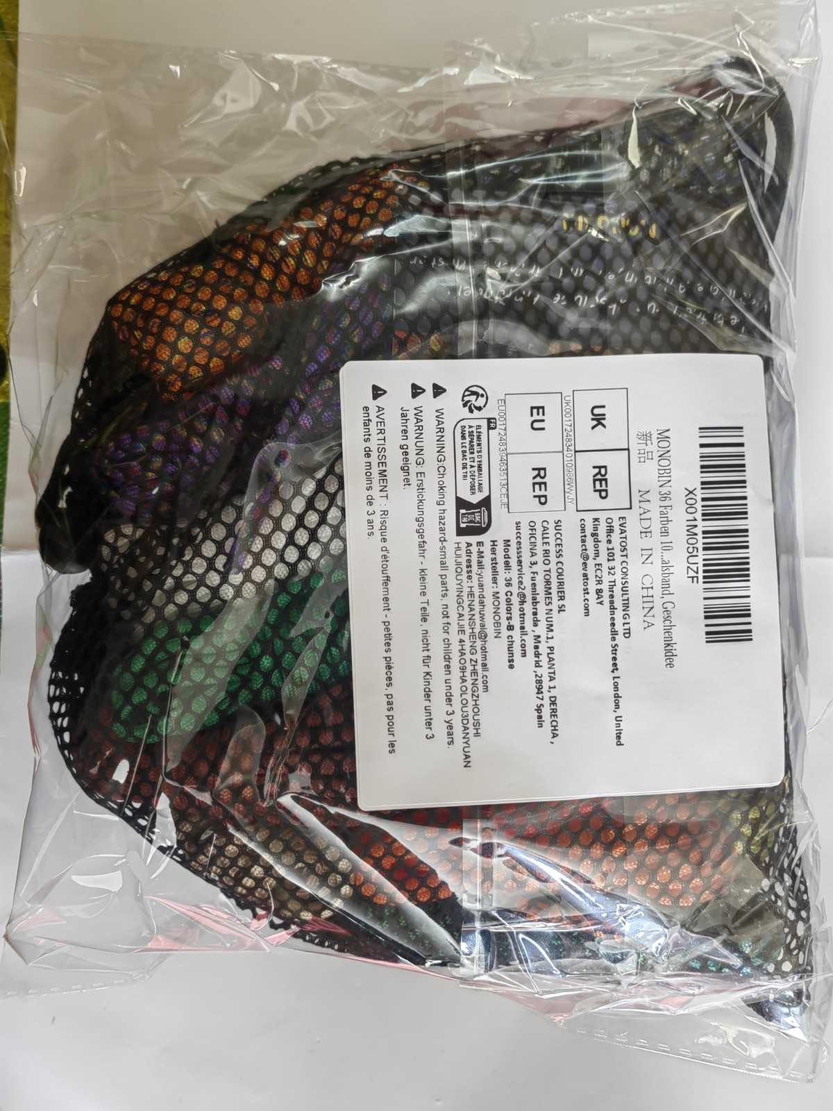 MONOBIN 36 Colors 10ft Paracord 550 360FT-10FT/Color, Red，blue，orange，black