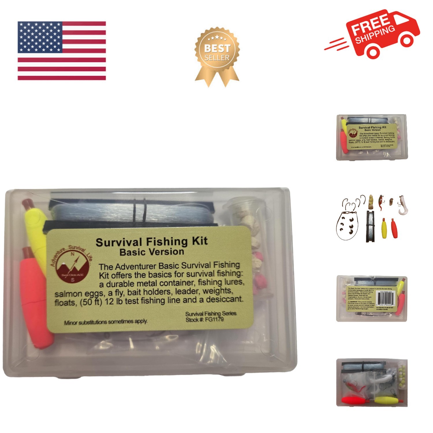 Survival Fishing Kit Basic Version