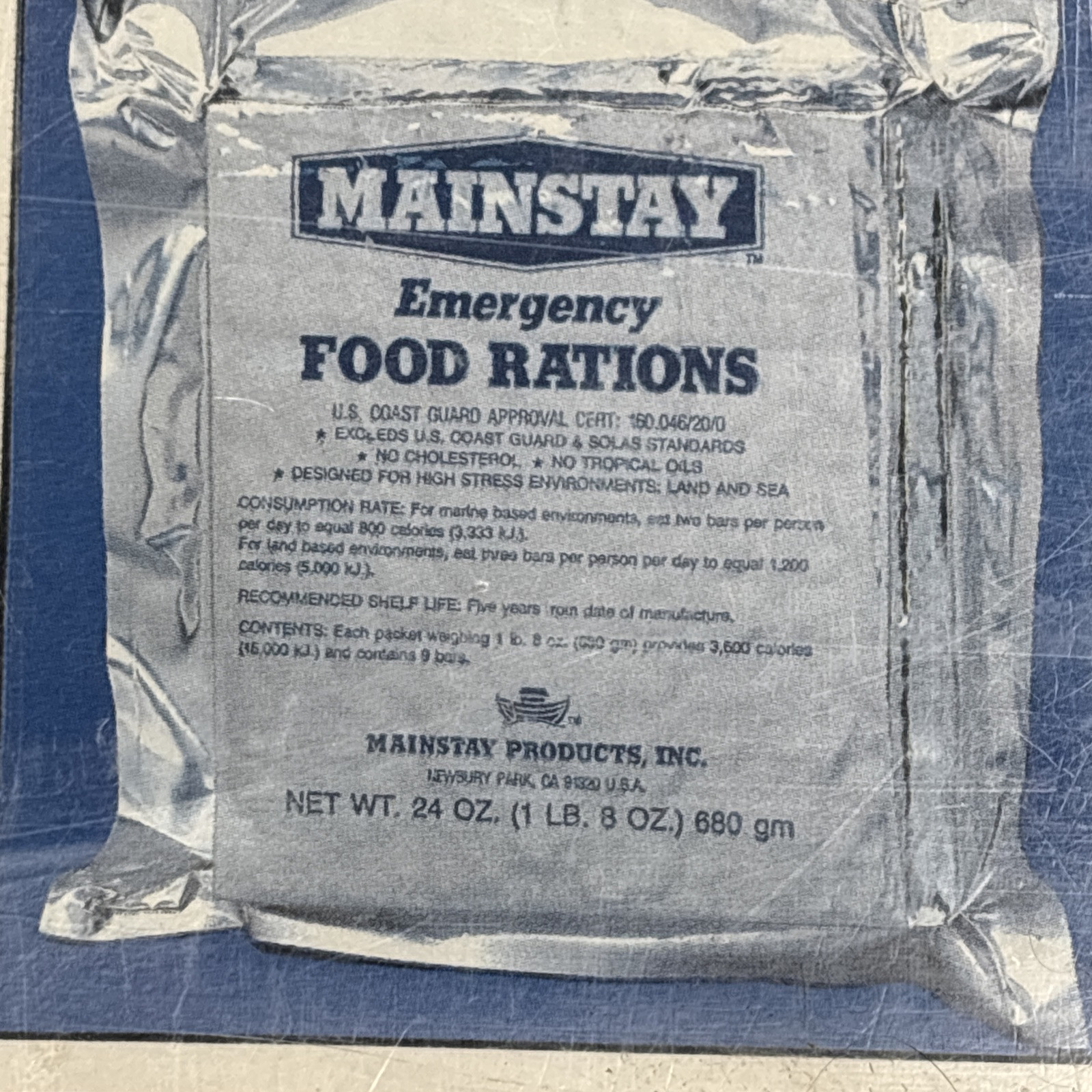 The Ark III Food Water Survival Kit 3 Day New Factory Sealed – Made in the USA