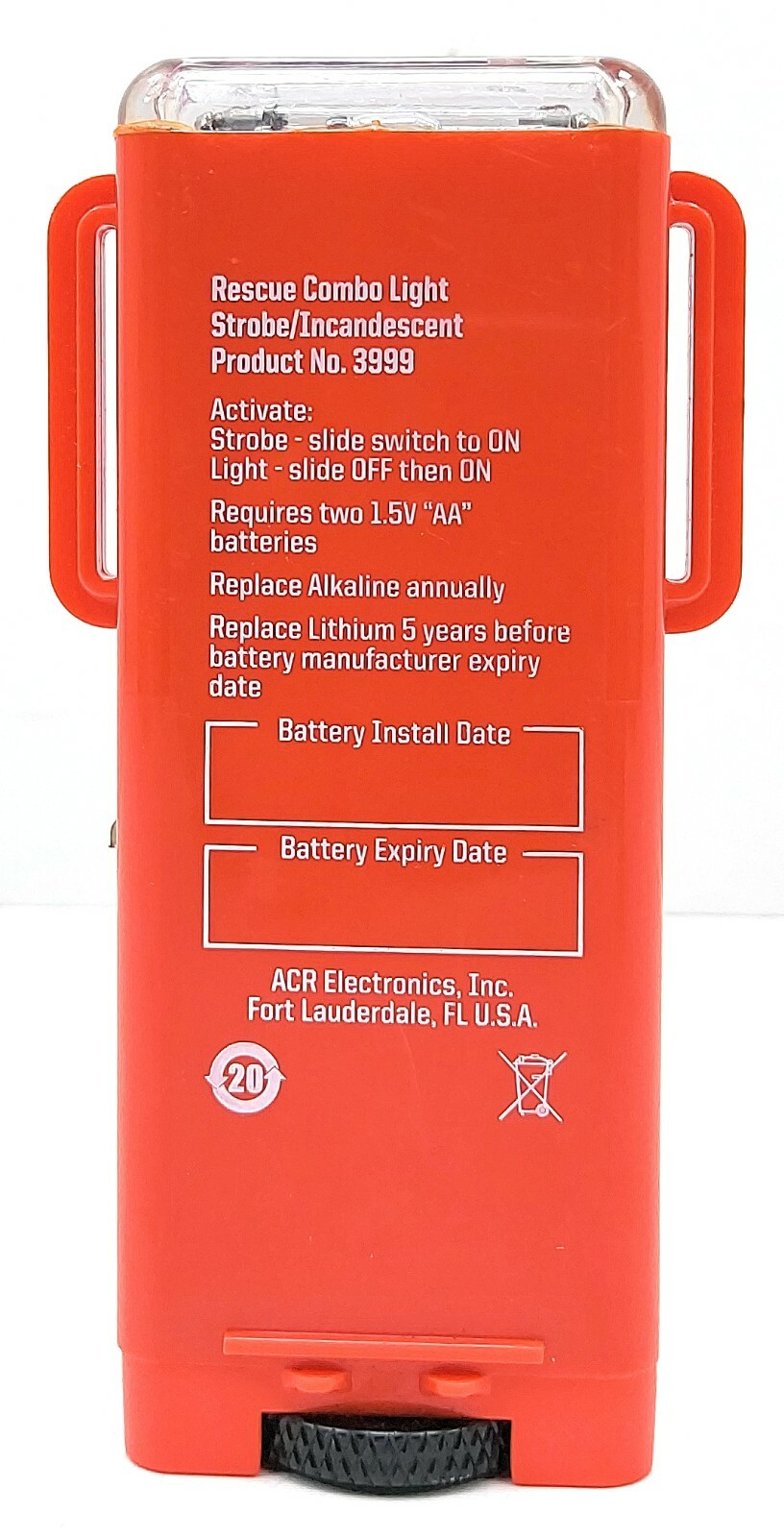 Firefly 2 Doublefly Strobe/Incandescent Rescue Light