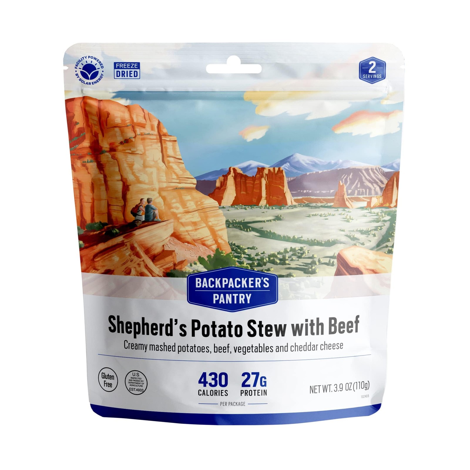 Backpacker’s Pantry Shepherd’s Potato Stew with Beef – Freeze Dried 1 Count