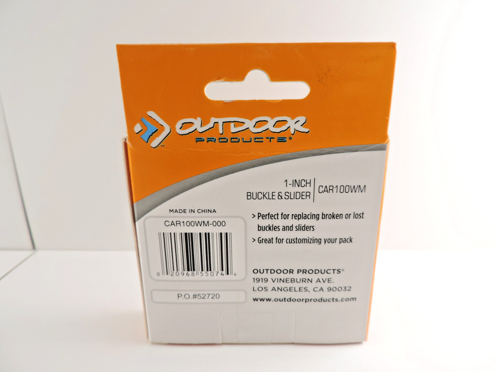 Outdoor Products Buckle & Slider 1″ 2 Sets Per Box CAR100WM-000