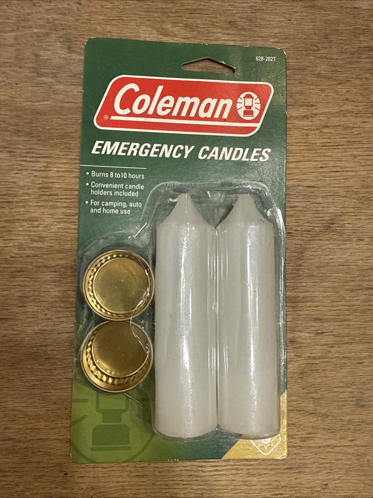 NEW Coleman Emergency Survival Candles, 2-Pack Camping, Etc 8-10 Hr Burn Time