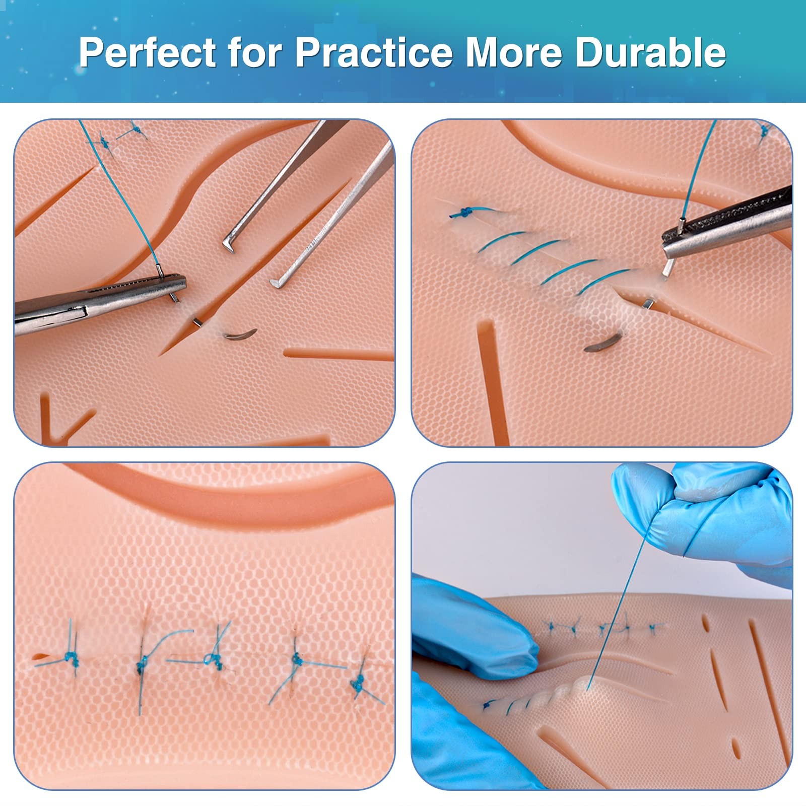 Ultrassist Suture Practice Kit for Medical and Vet Students, Starter Suture…