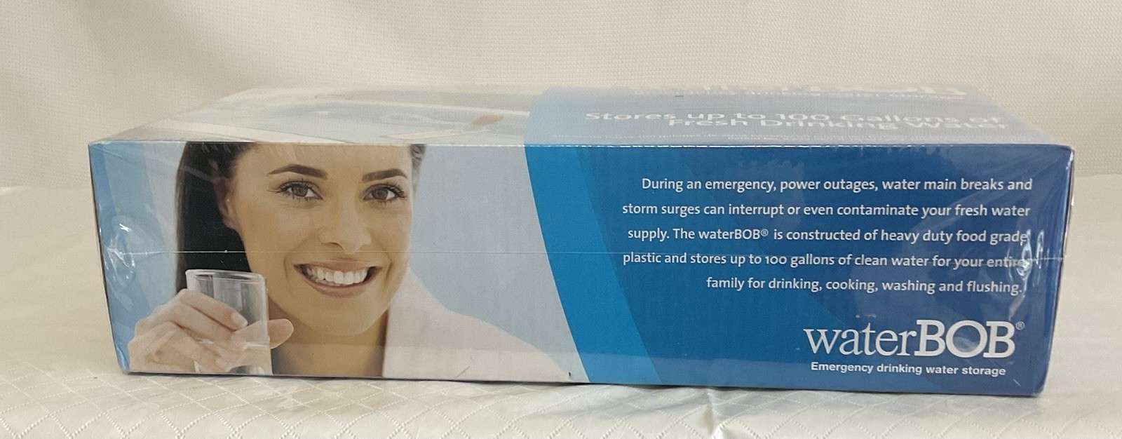 Water BOB Survival Emergency Drinking Fresh Water Storage 100-Gallons Kit-Sealed