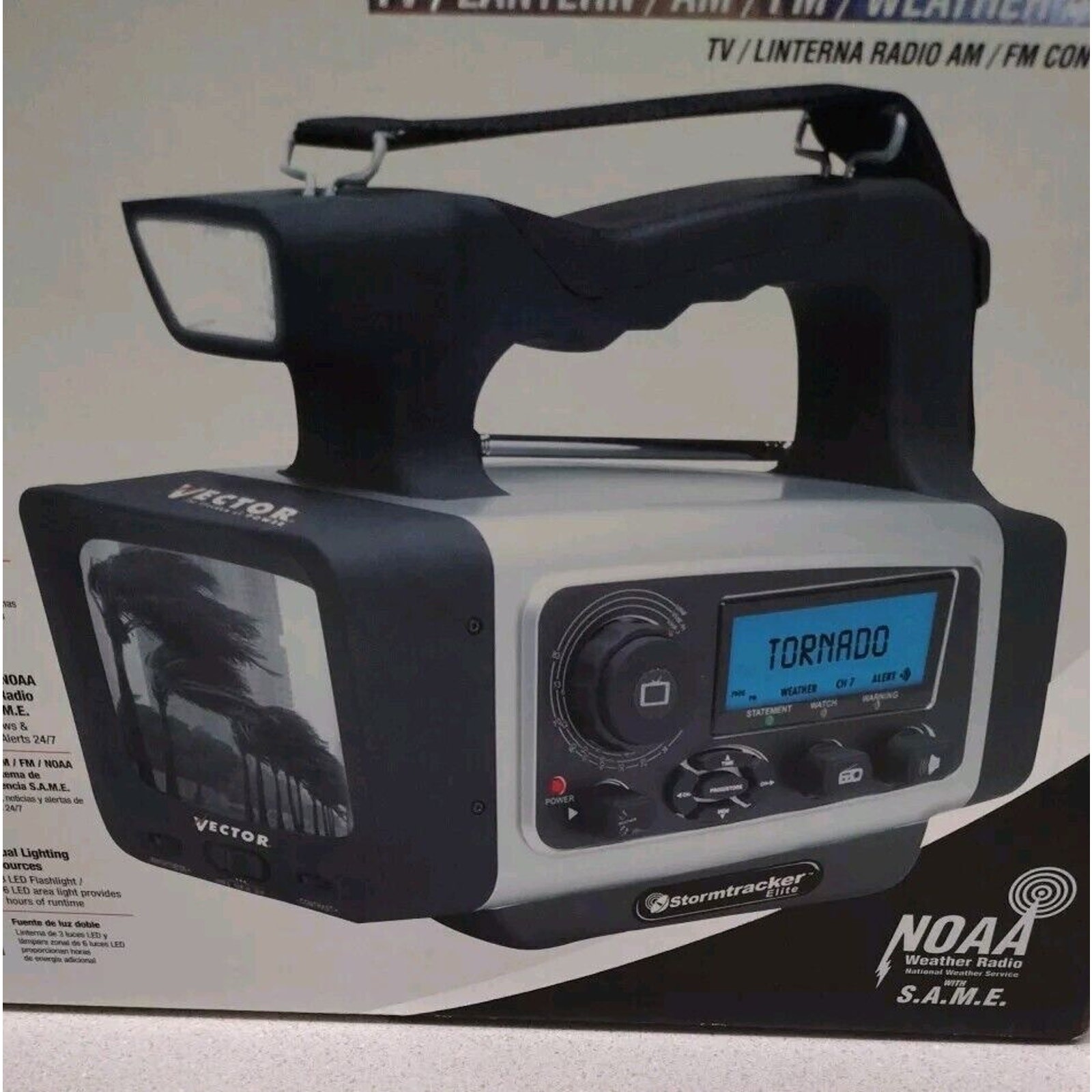 Vector Stormtracker Elite WC300DSV TV/Lantern/AM/FM/ Weather Alert Radio – NIB!!