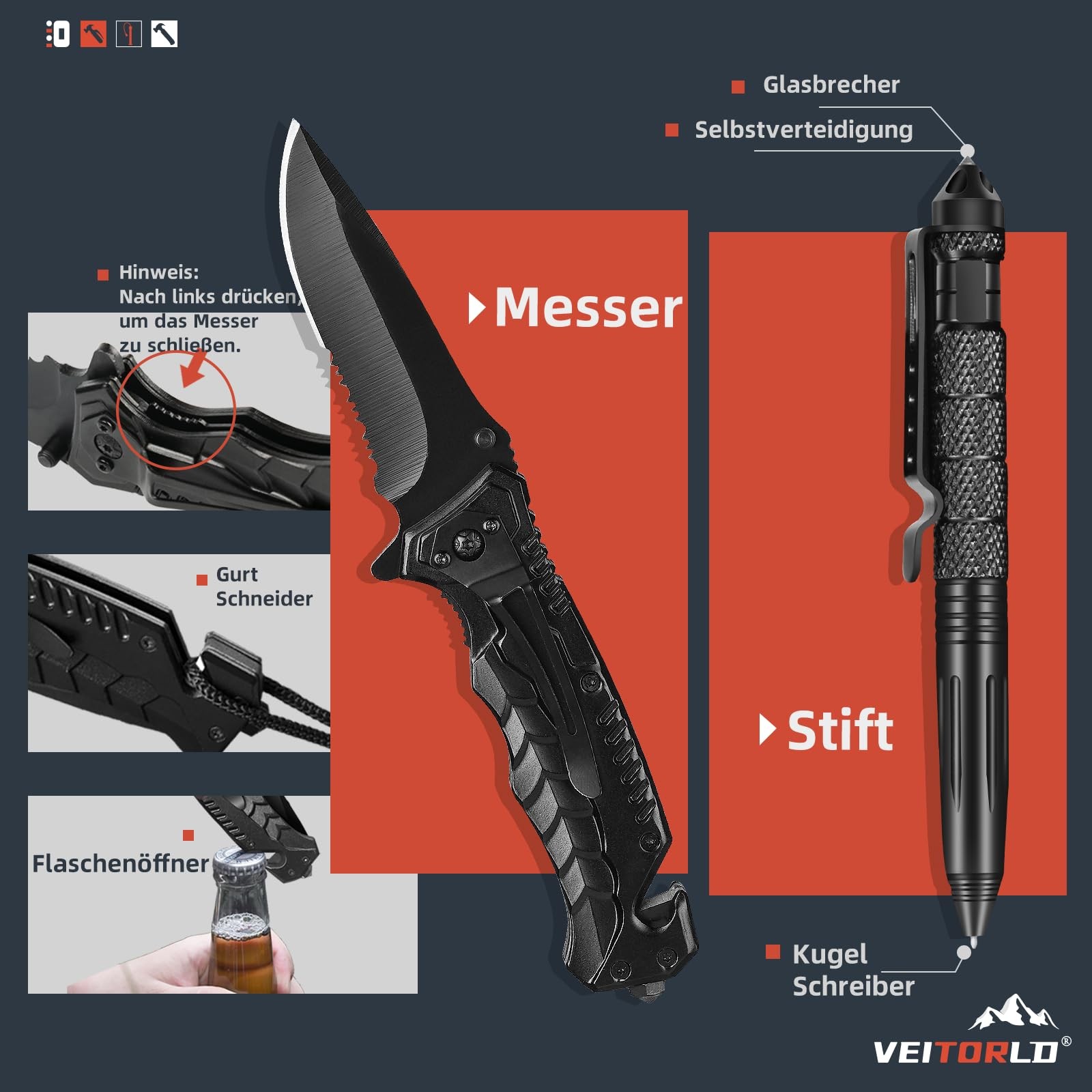 Survival Kit Gifts for Men Cool Birthday Present Ideas for Boyfriend…