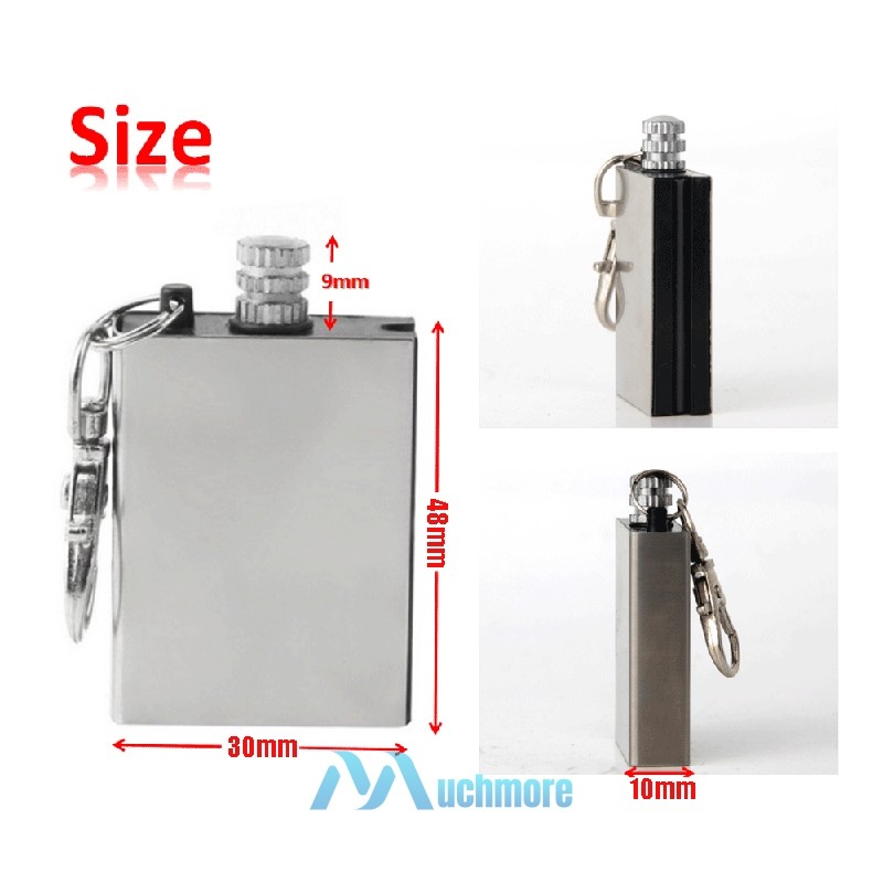 5~10X Permanent Match Fire Starter Survival Emergency Flint Metal Lighter Hiking