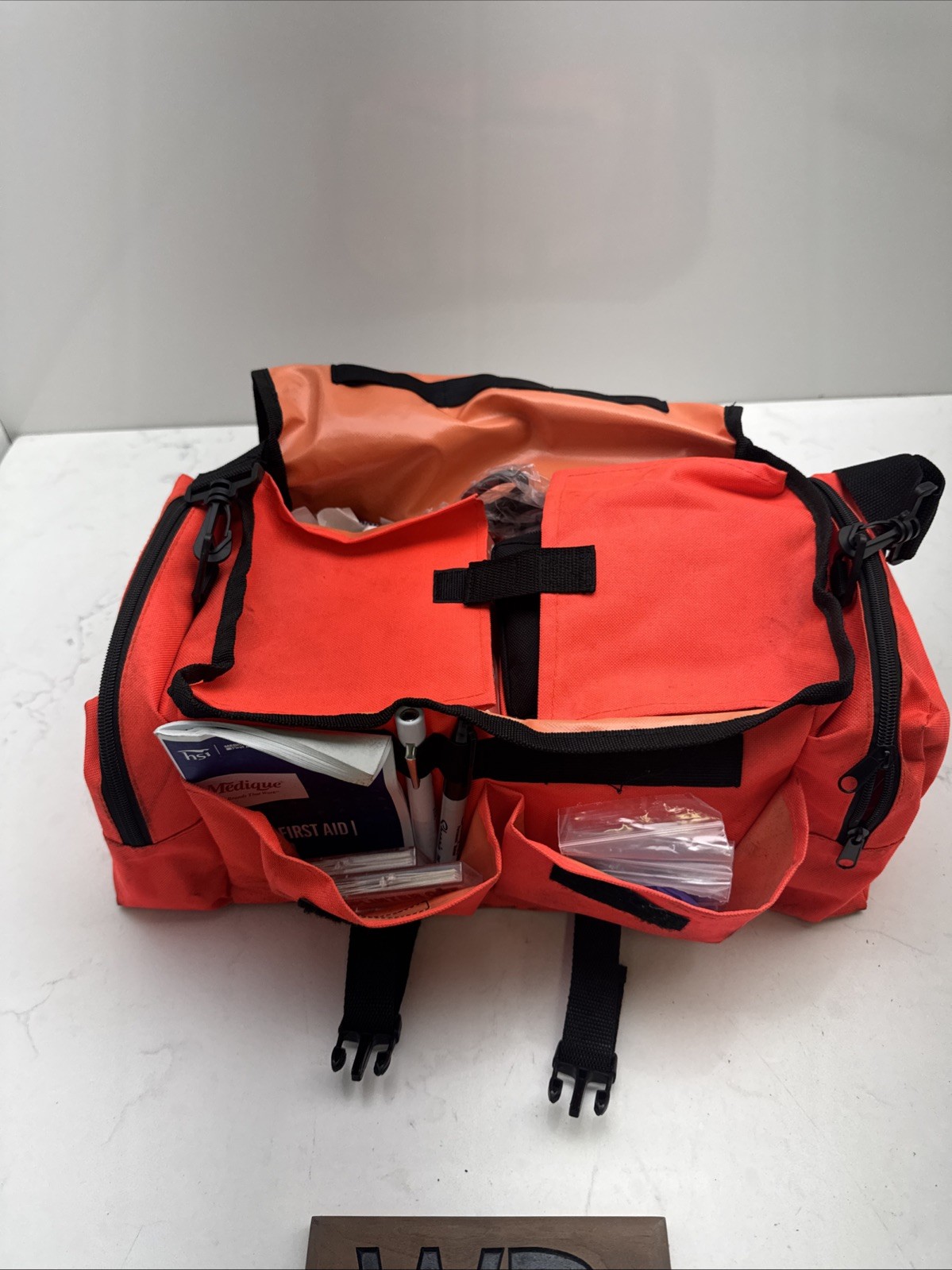 MFASCO First Aid Kit – Fully Stocked Portable Reflective Bag 100% Complete