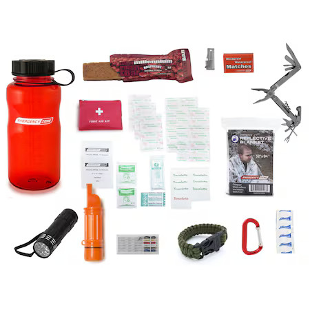 EMERGENCY ZONE 868 Premium All-In-One Survival Bottle