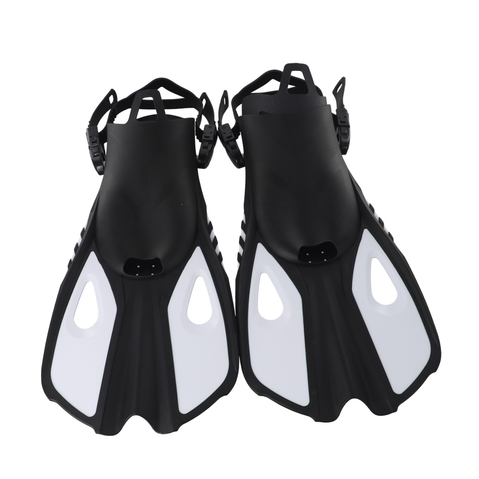 Long Distance Swimming Fins Featuring Adjustable Design for Secure Fit