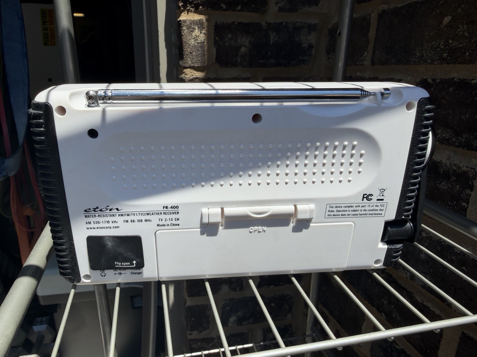 Eton FR-300 Crank Wind-Up Emergency AM/FM Radio American Red Cross Weather