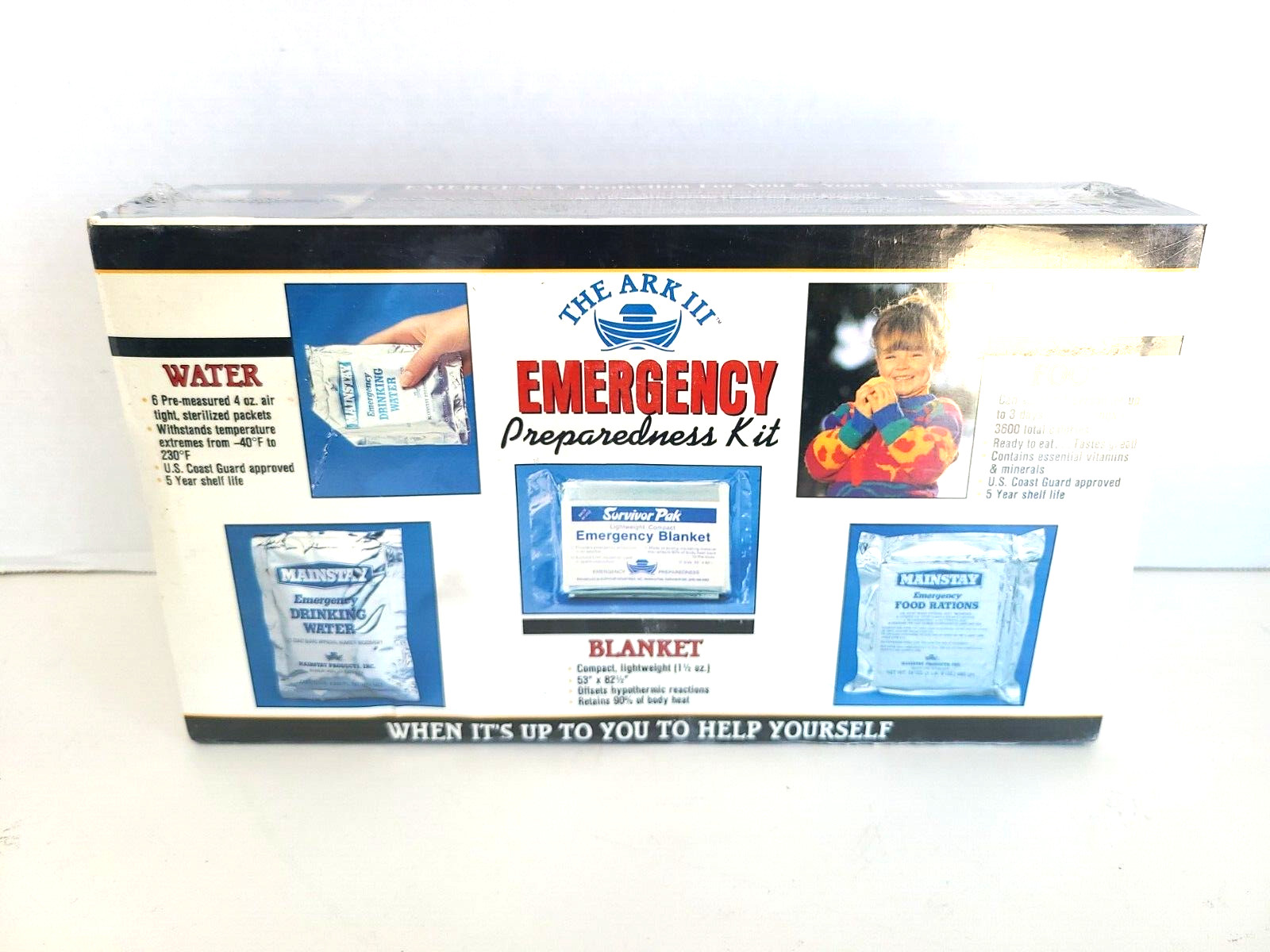 Emergency Preparedness The Ark III Food Water Blanket Survival 1 Person 3 Day