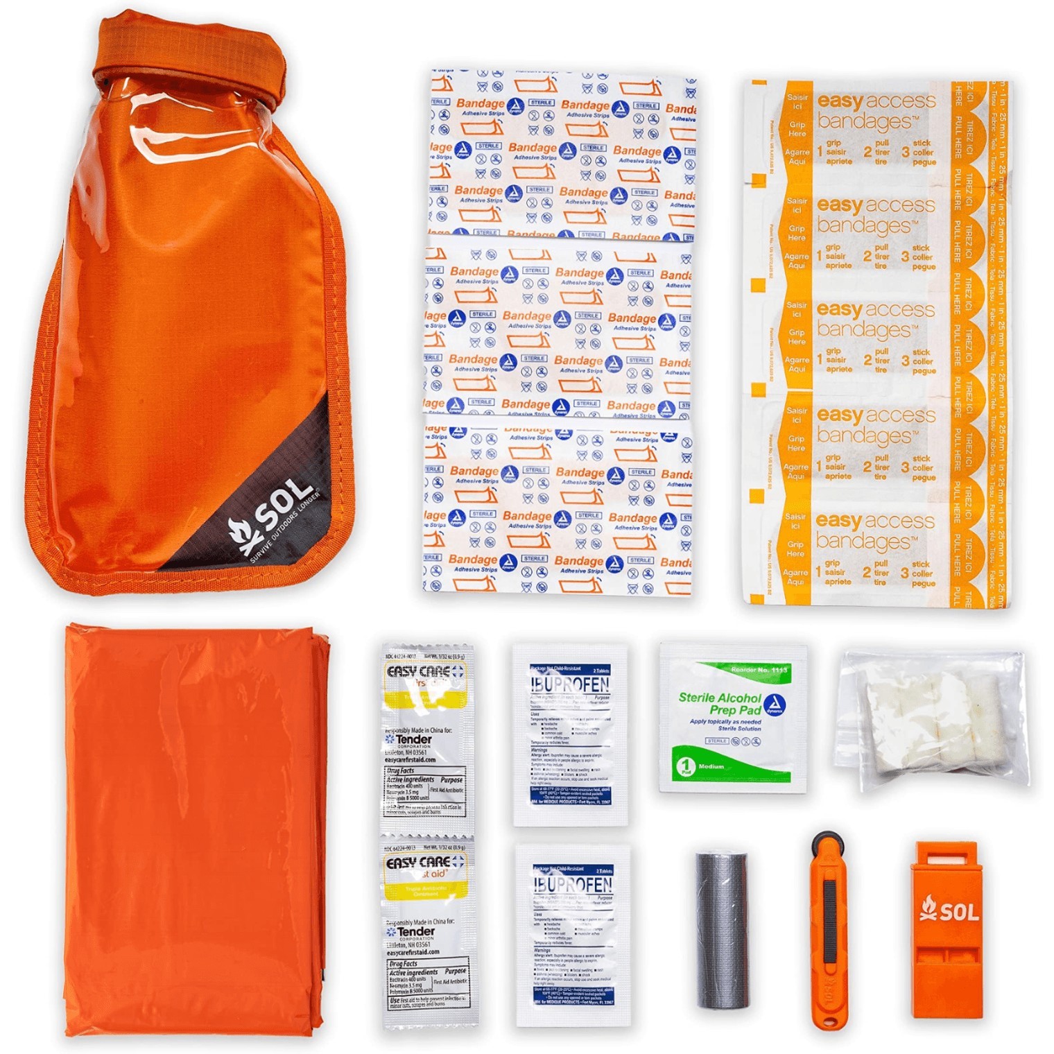 Adventure Medical Kits SOL Survival Medic Kit In Dry Bag 6.5 oz