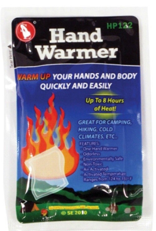 Qty 6: Emergency Hand Warmer Camping & Hiking Survival Gear Doomsday Prep Tools