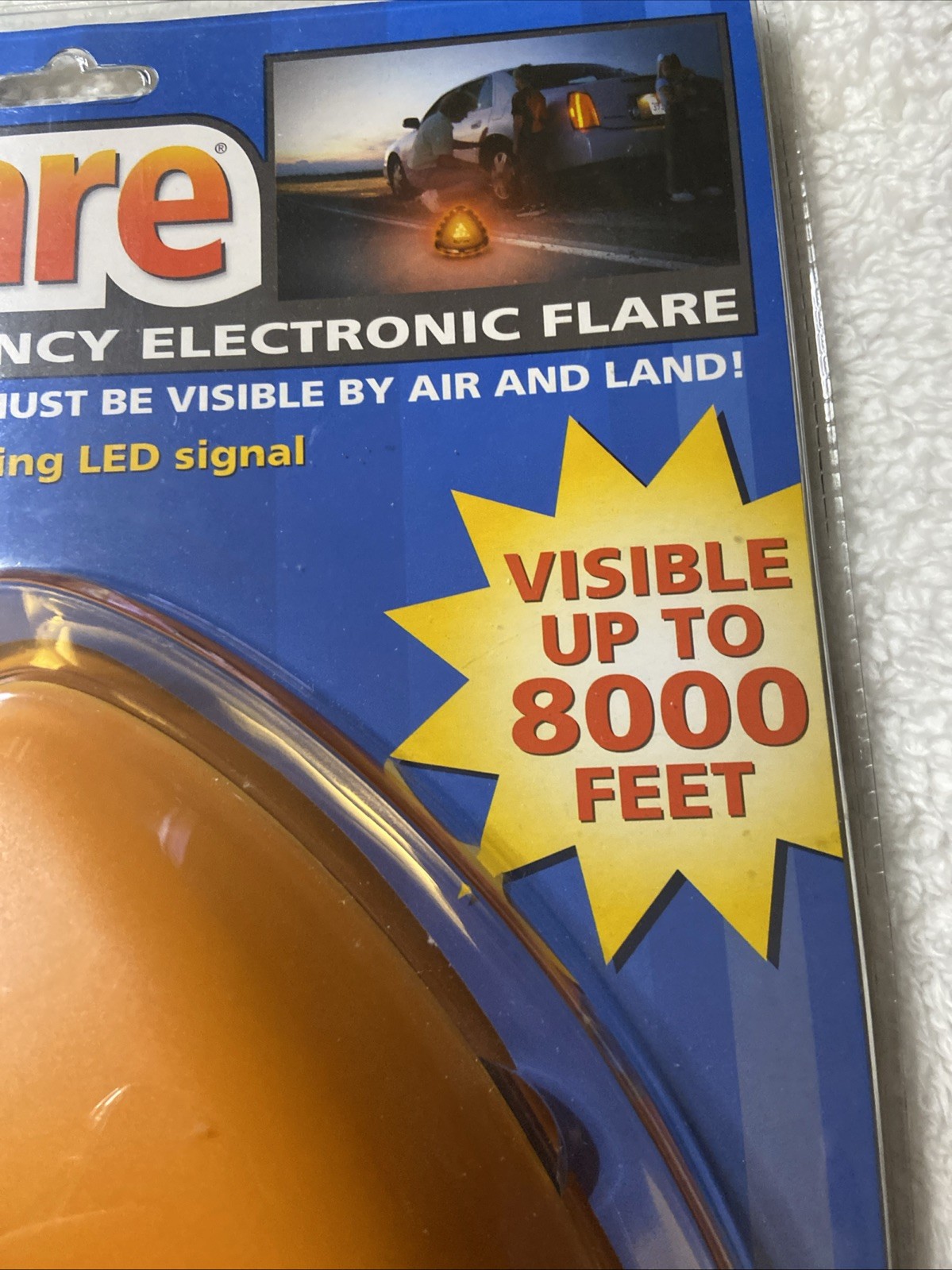 EzyFlare EZY Flare Emergency Roadside Electronic Flashing LED Warning Light NIP