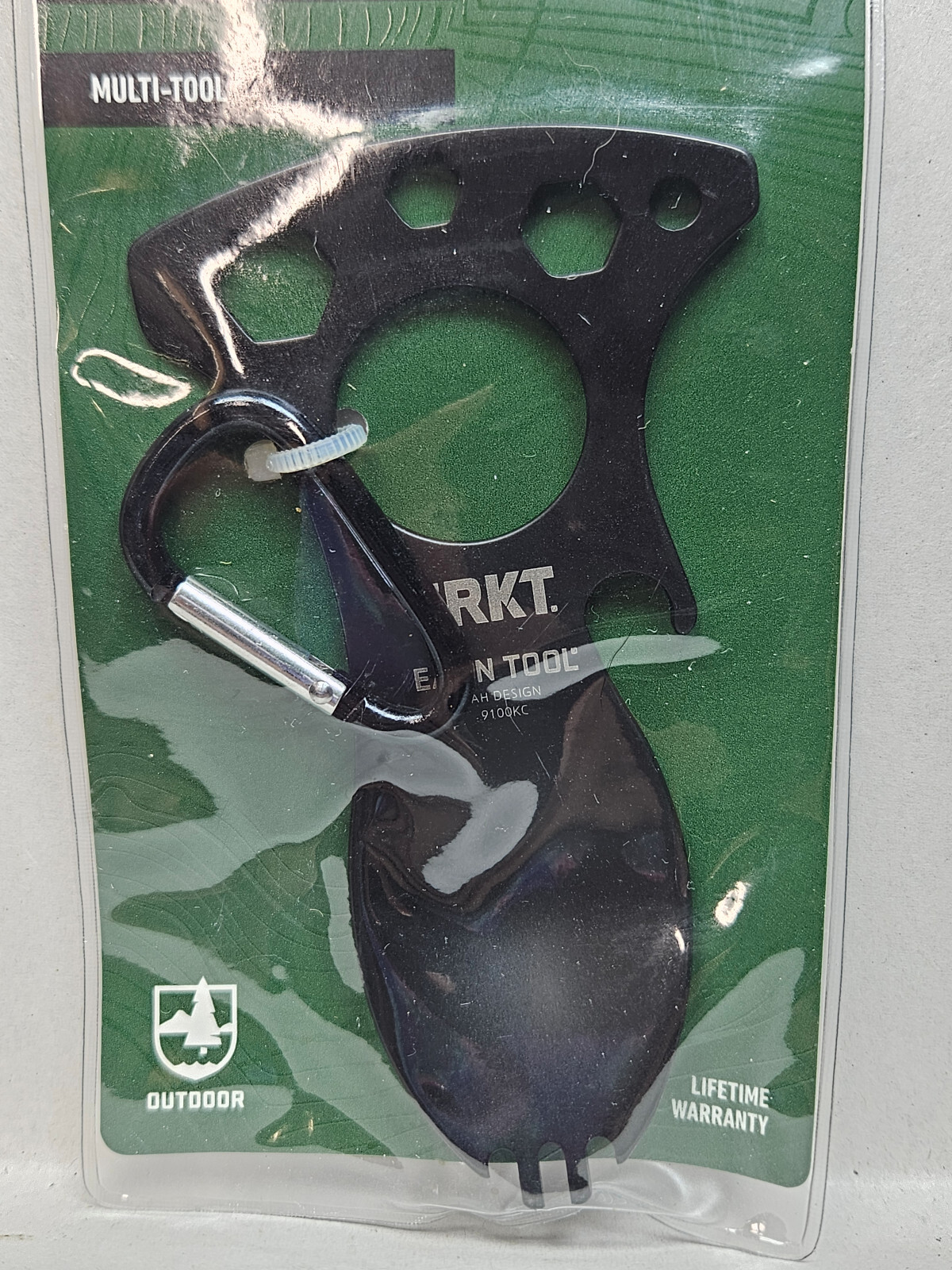 CRKT Eat’N Tool BLACK Spork Bottle Opener & More 9100KC Eating Tool