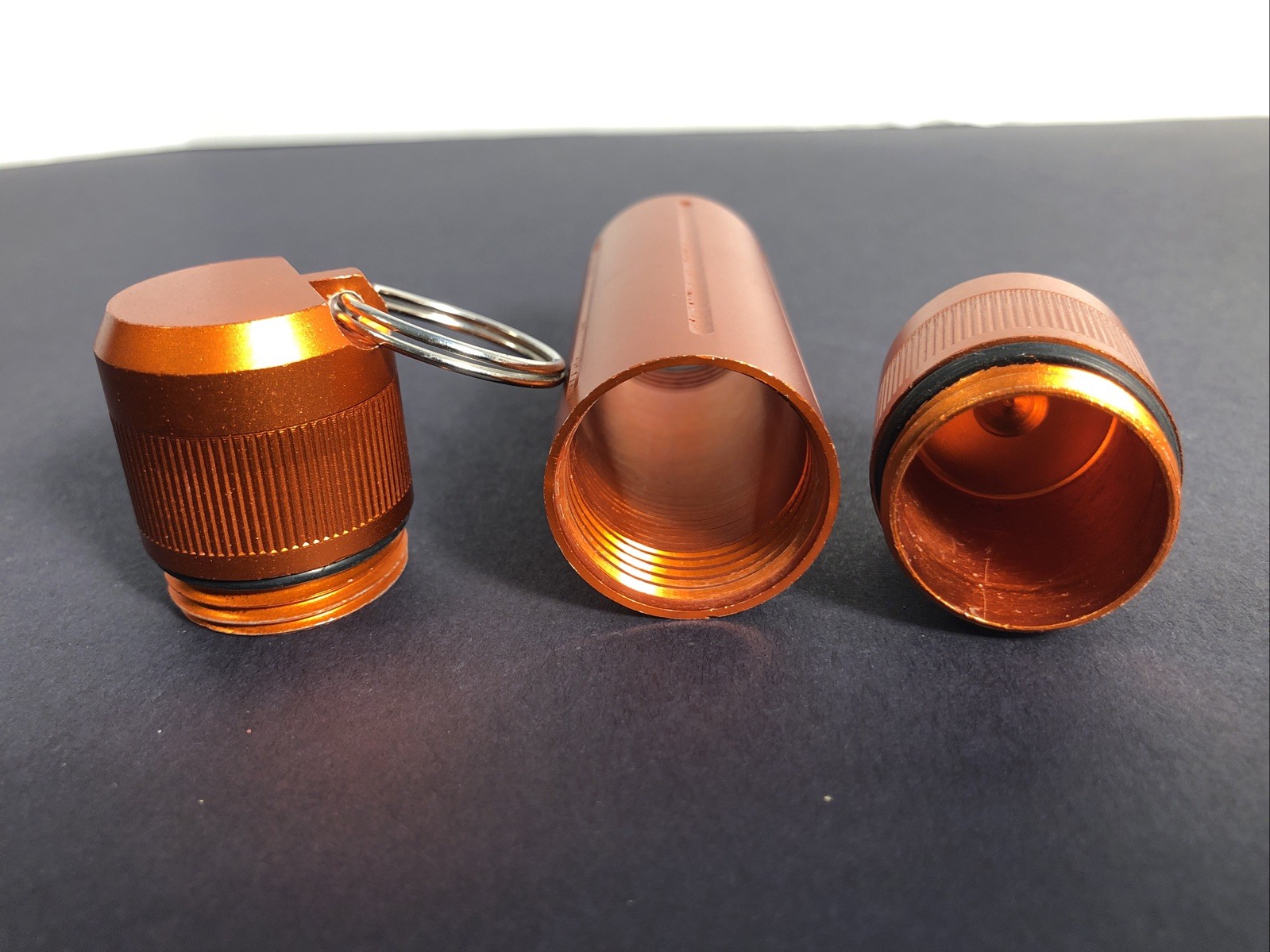 Aluminium Survival Kit Waterproof Sealed Pill Bottle An EDC must