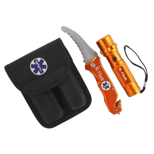 BarTech Pro Emergency and Survival Knife and Flashlight Set ^c