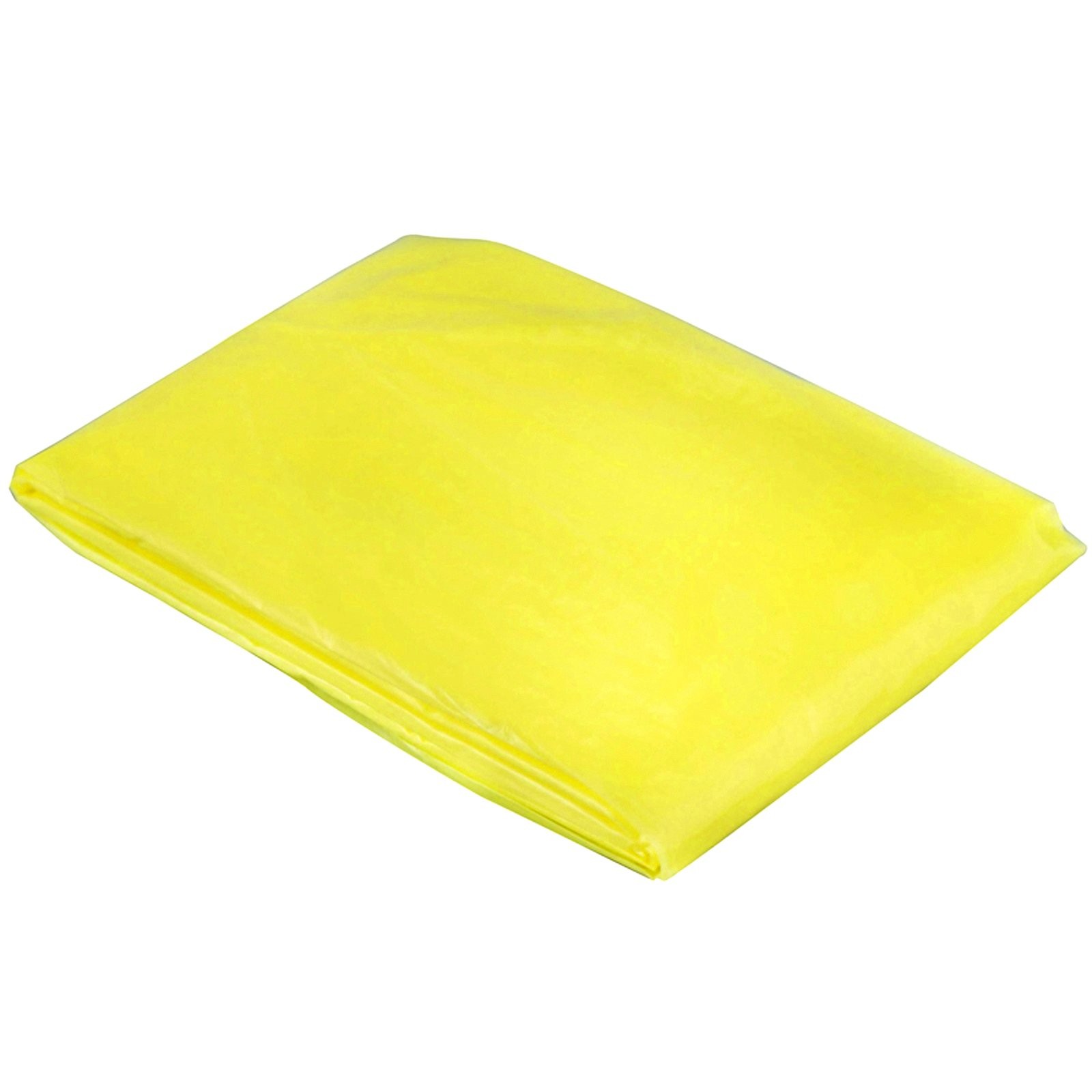 ASR Outdoor Emergency Poncho Yellow Polyethylene Rain Gear Camping One Size