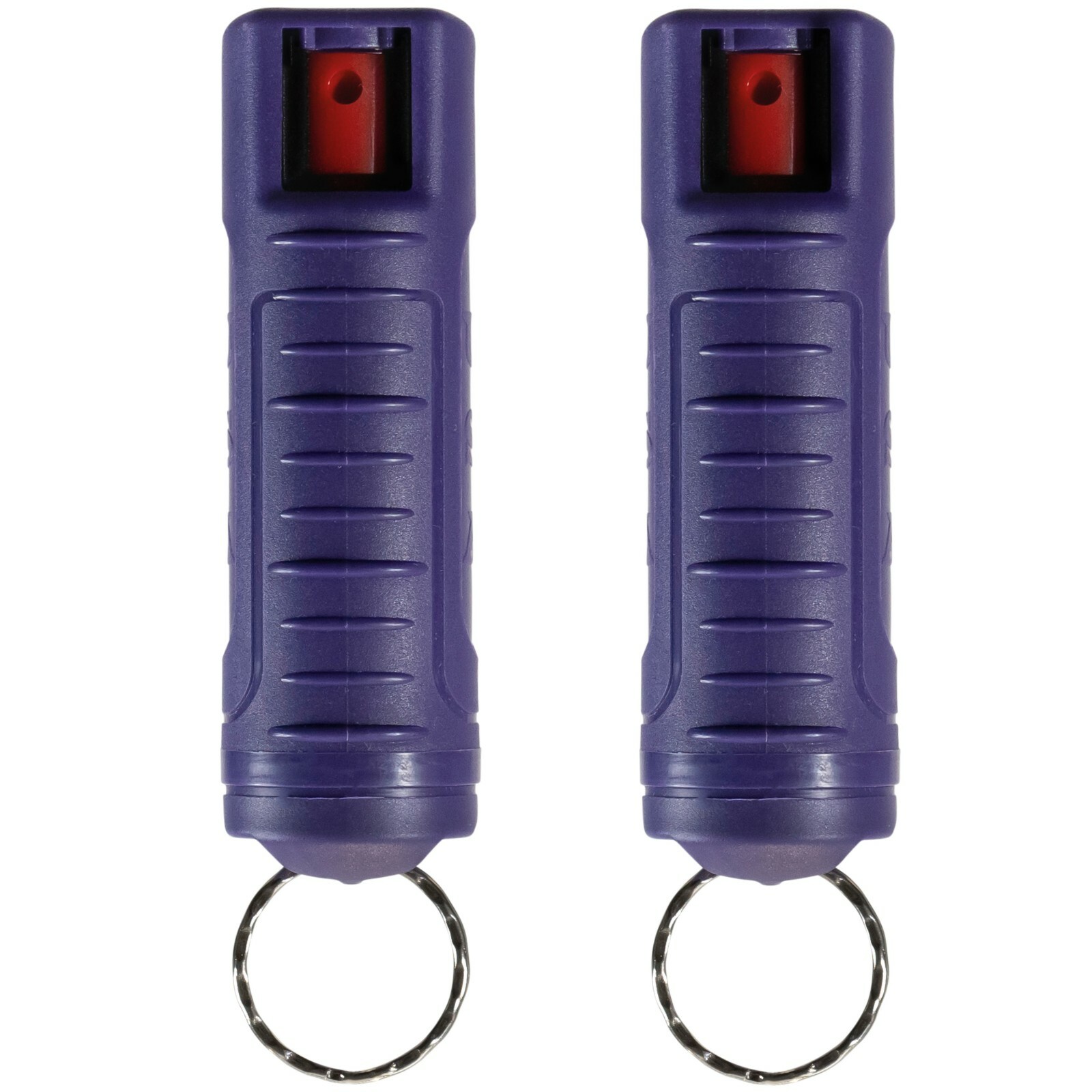2 Police Magnum pepper spray .50oz purple molded keychain defense protection
