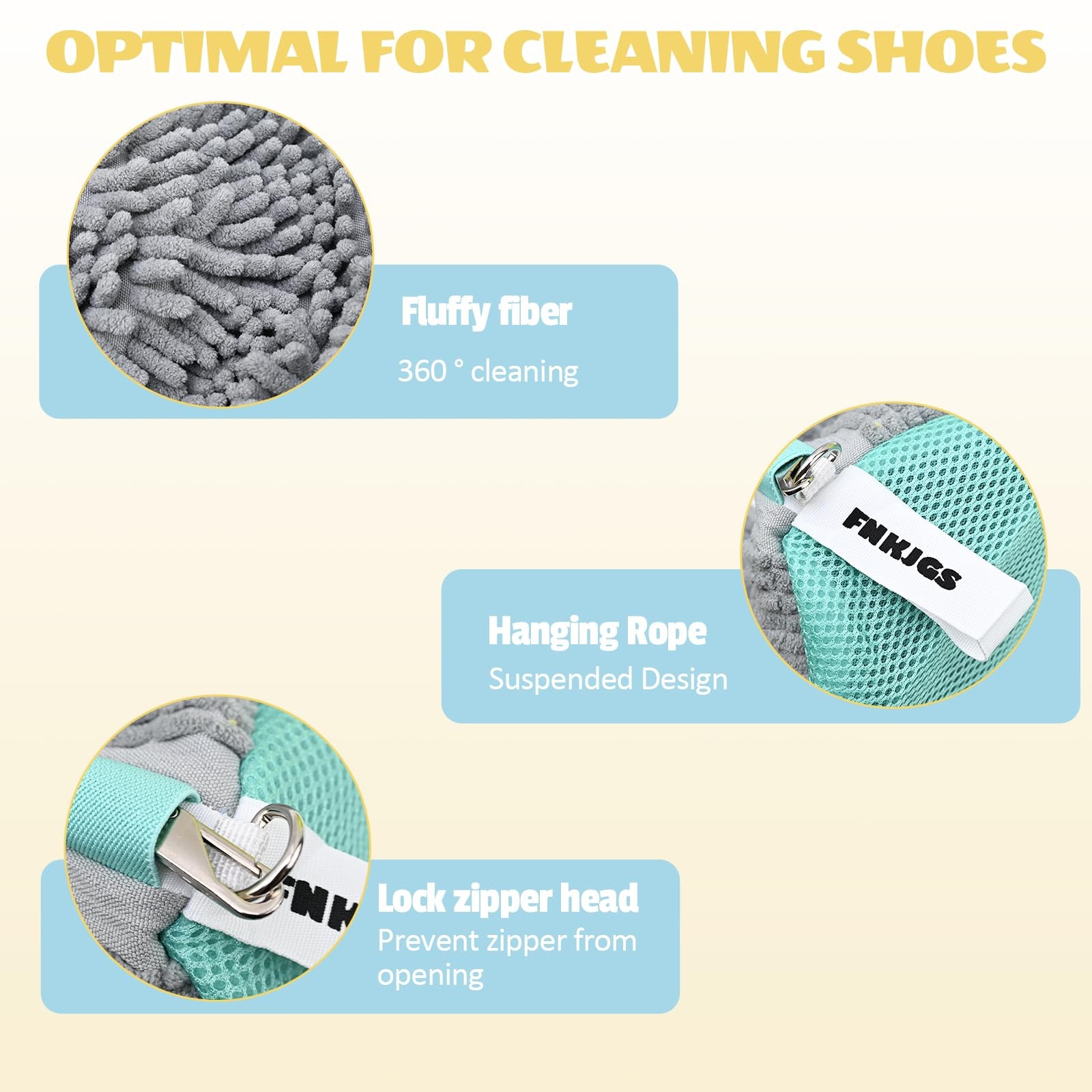 Shoe Washing Machine Bag:Shoe Bag 15 Inches X 7.1 Inches, XXL Grey