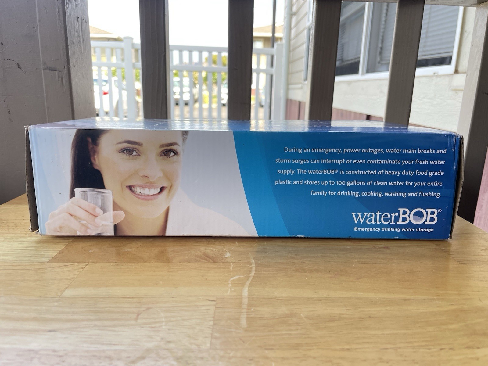 WaterBOB Bathtub Emergency Drinking Water Storage Container, 100 gallons New