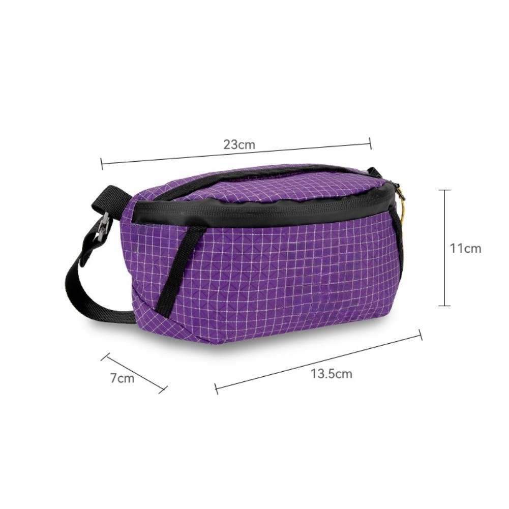 Sport waist bag made with For Dyneema waterproof fabric lightweight for hiking