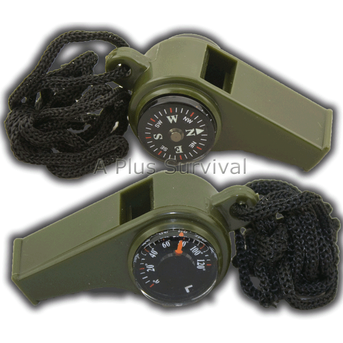 Lot of 10 – 3 in 1 Emergency Whistle for Survival Kits