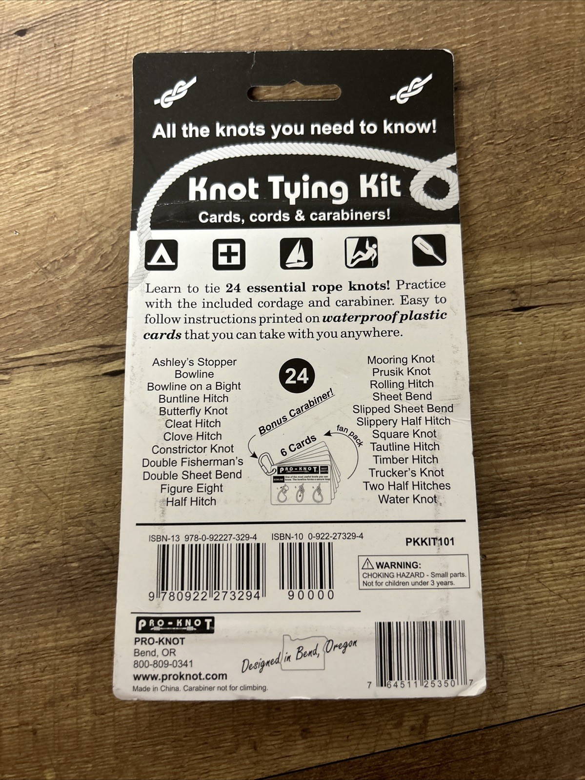 Pro-Knot Knot Tying Kit 20 Essential Rope Knots Instructions Practice