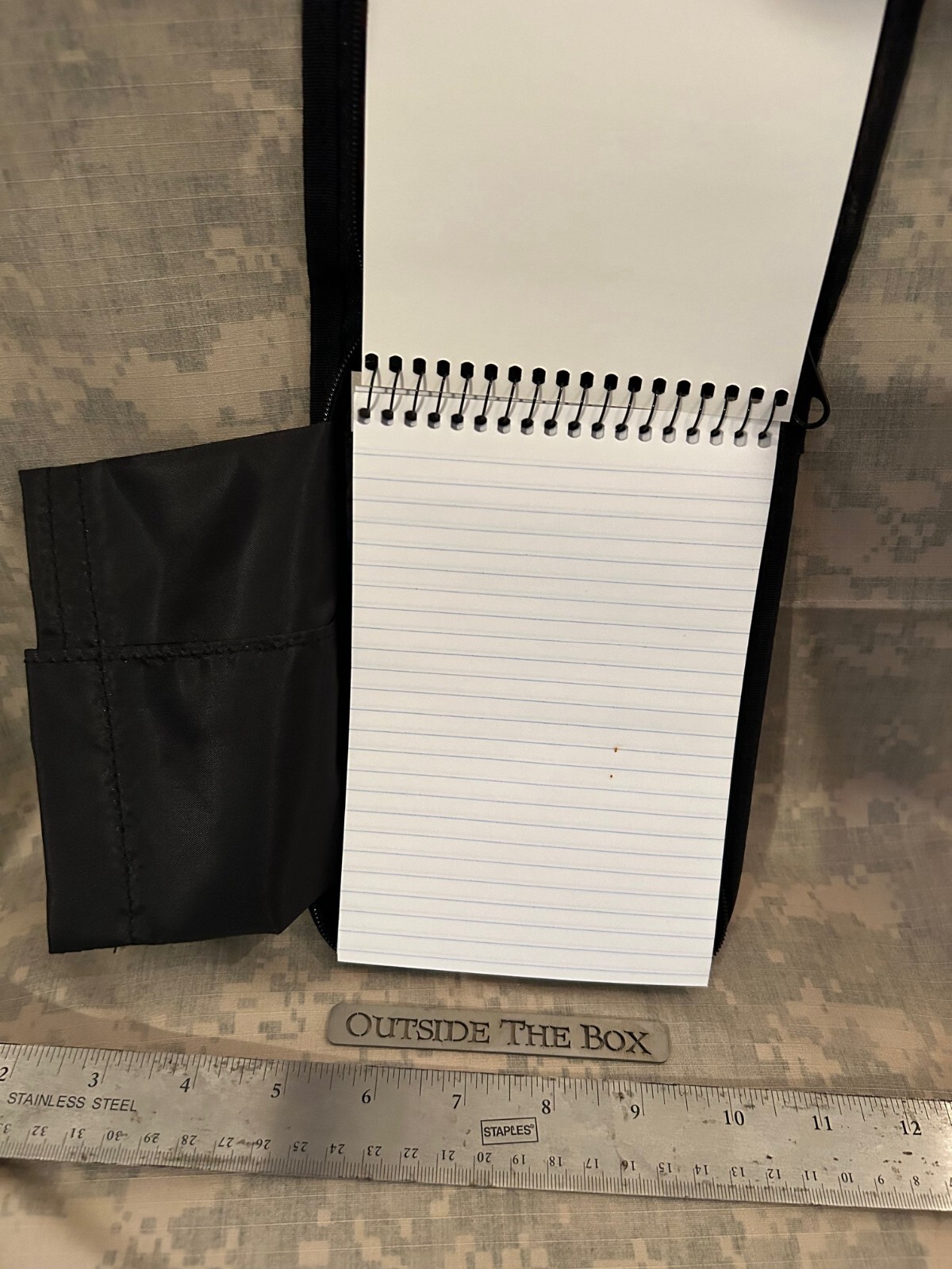 Raine Inc – “NATO Field Message Binder” 4.5″x7″ Notebook, Olive Drab OD Nylon