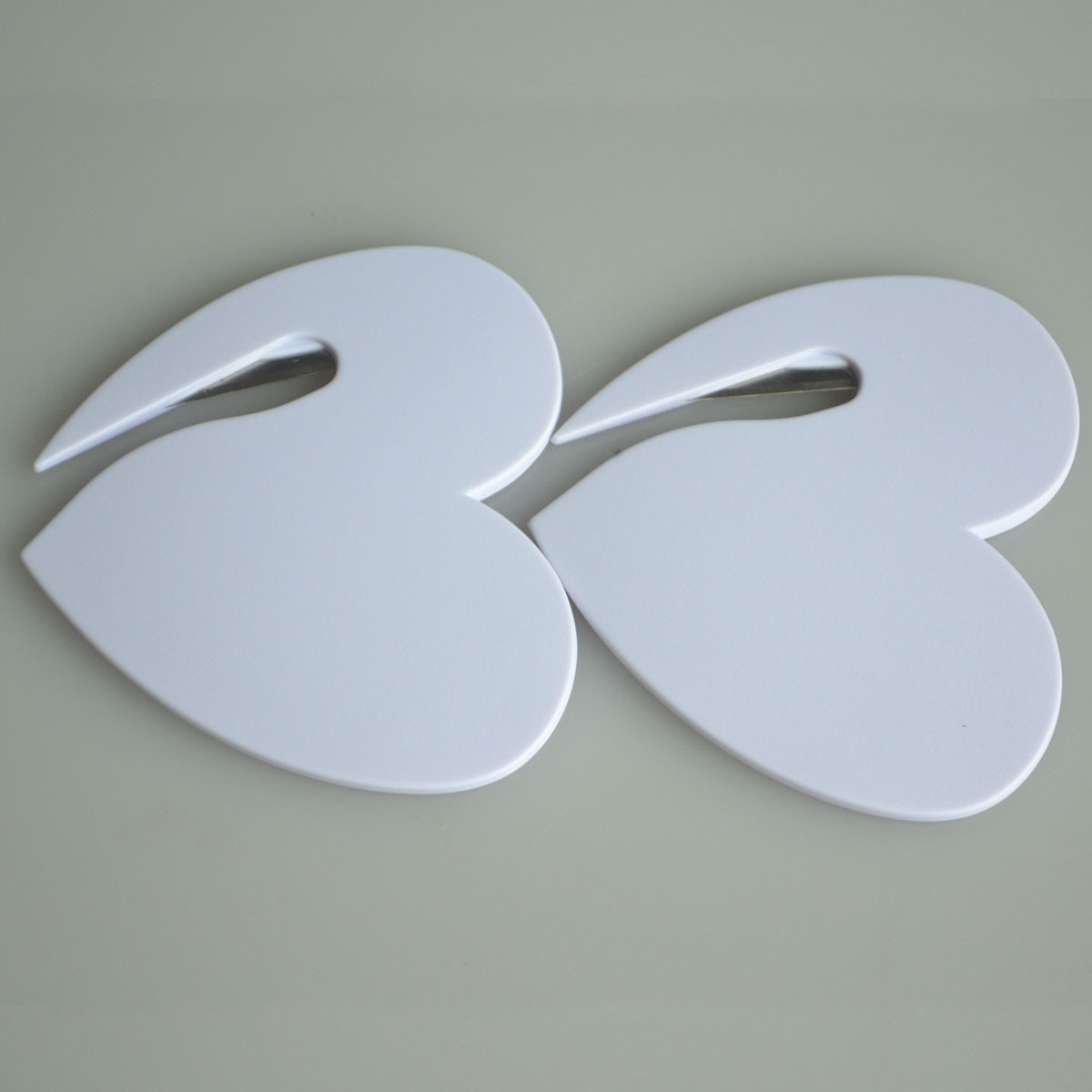 3pcs Emergency Knife Tool Car Necessities White Mini Heart Seatbelt Cutter