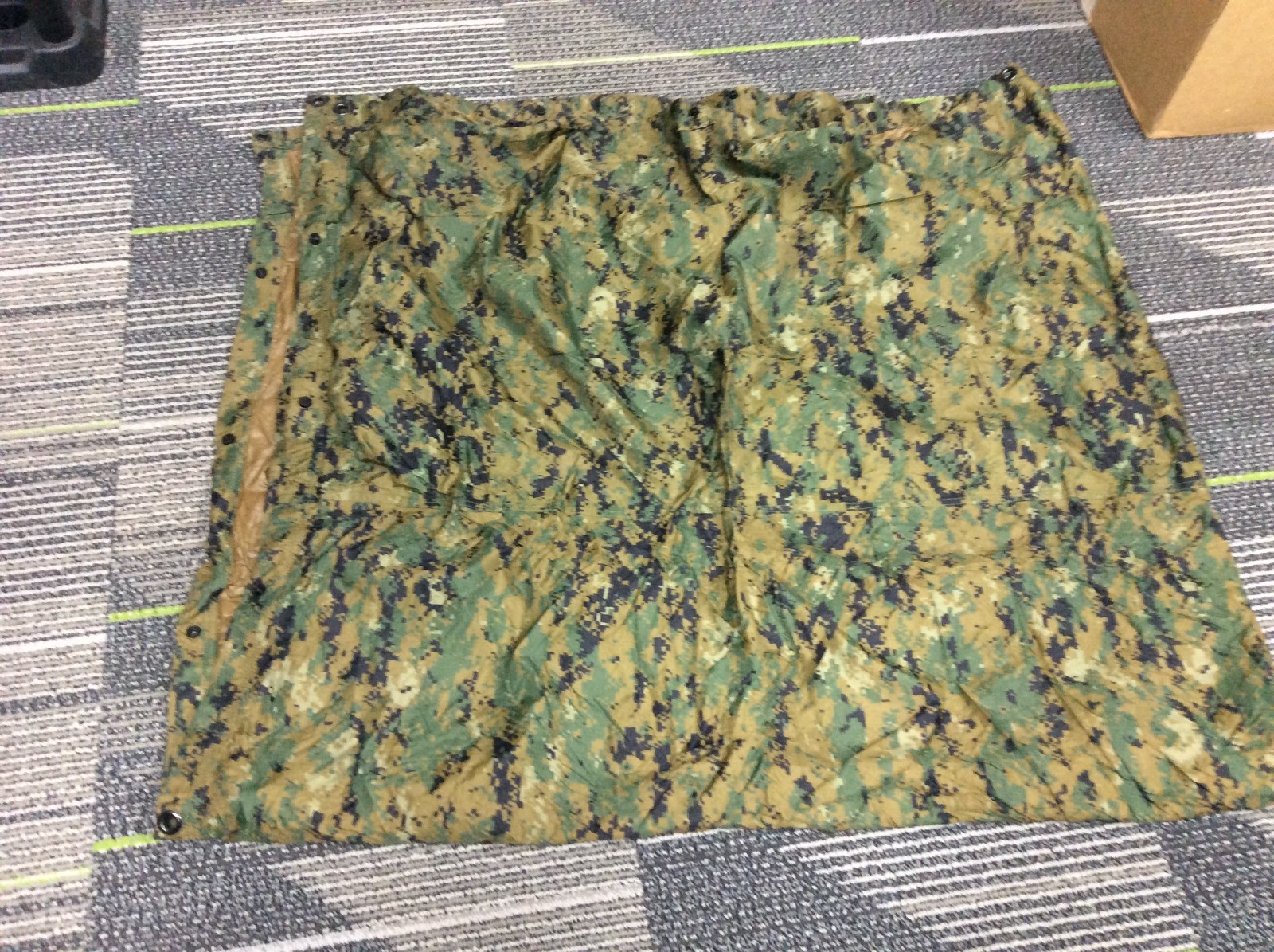 Field Tarp Military Shelter USMC Reversible Woodland Marpat/Coyote