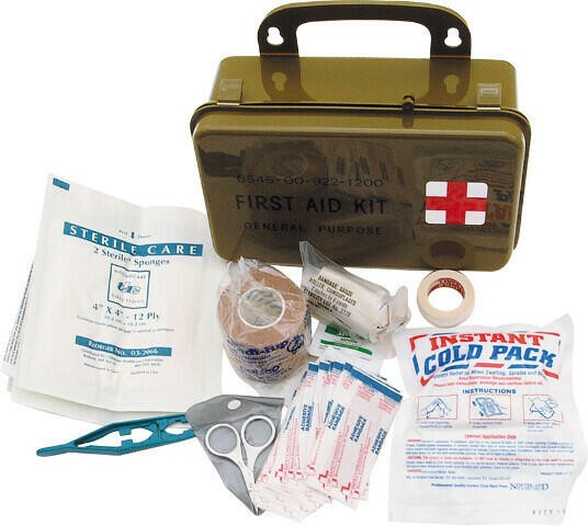 Elite First Aid Kit General Purpose FA101C Measures 7 1/2″ x 4 3/4″. C