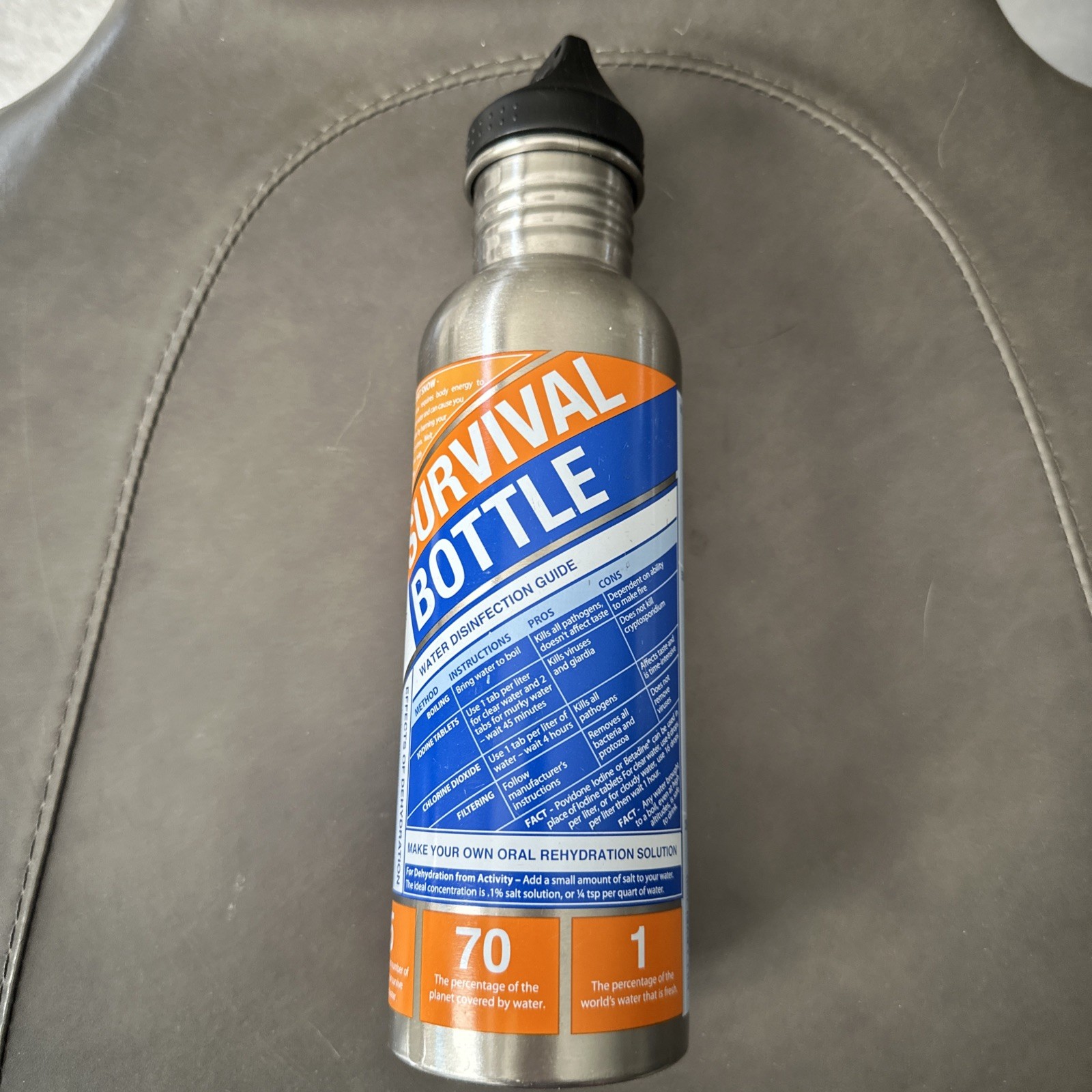 Adventure Medical Kits Survival Bottle Stainless Steel 650ml