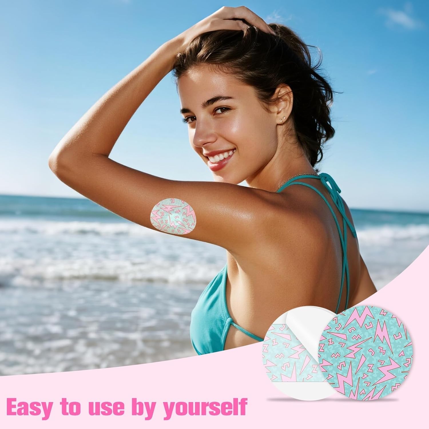 10 Pack Waterproof & Sweatproof Sensor Covers for Libre 3 Plus – Hypoallergenic