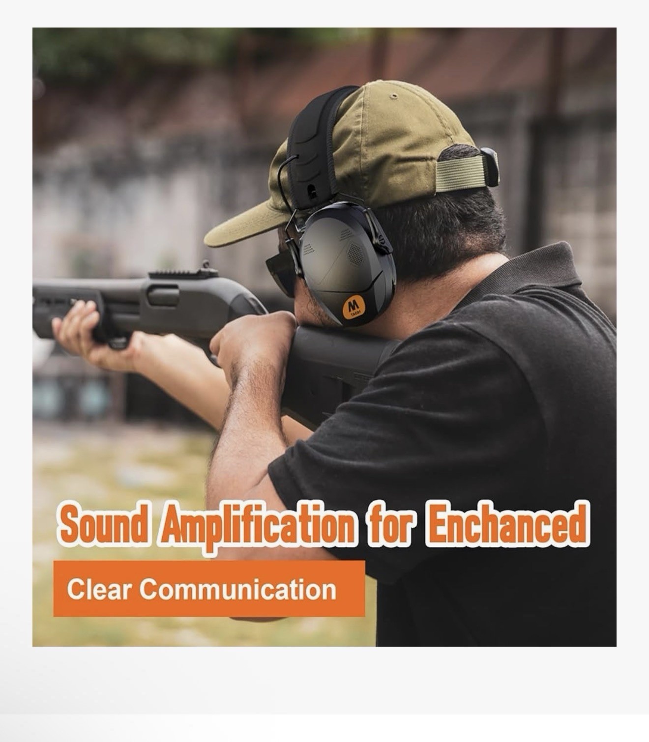 MAIRDI Electronic Shooting Ear Protection, Hearing Protection Earmuffs with 2…