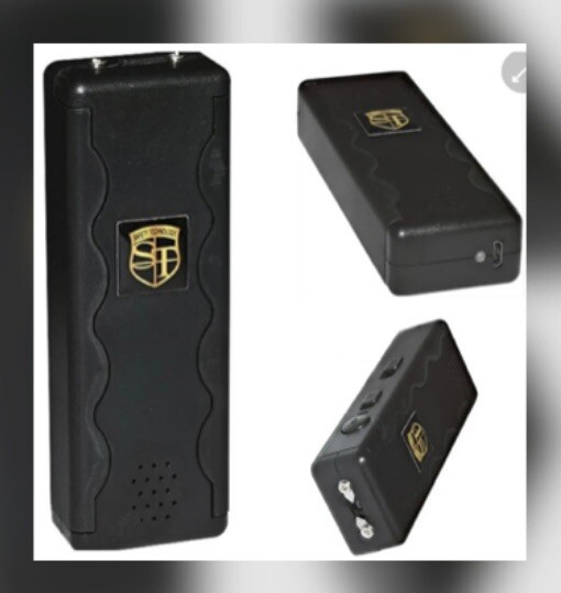 3 N 1 POLICE Self Defense 95M 4 “STUN GUN Rechargeable FLASHLIGHT Personal Alarm