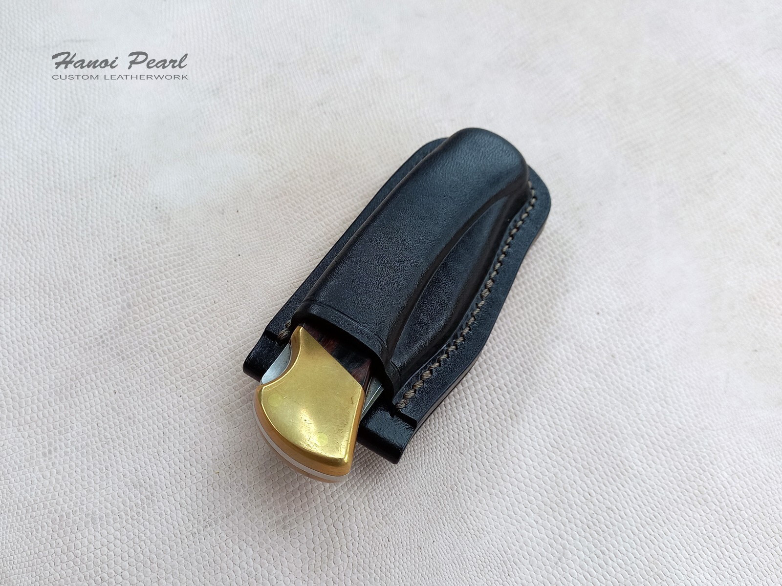 Custom Buck 110 Sheath | Vertical Belt Loop Sheath | Right Handed Sheath