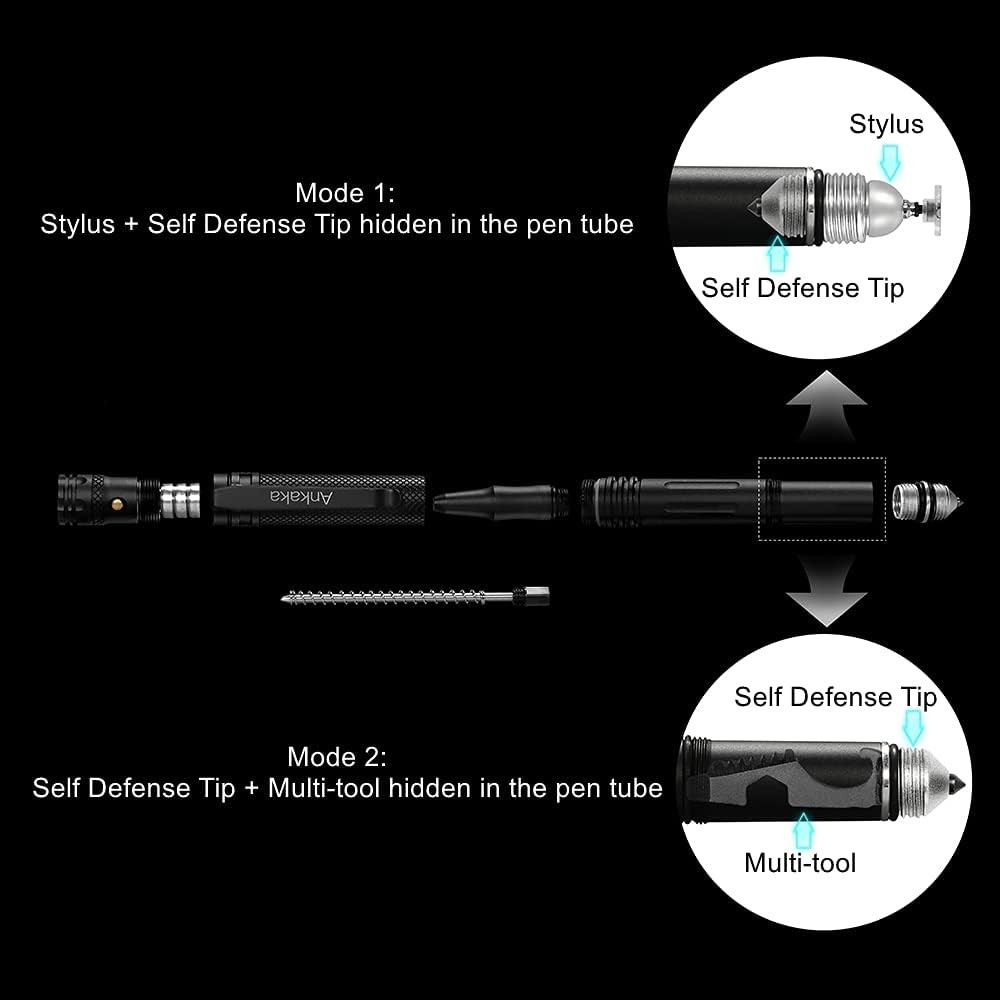 The Most Loaded 7-in-1 Tactical Pen Solves Others Weaknesses, Self Defense Ti…