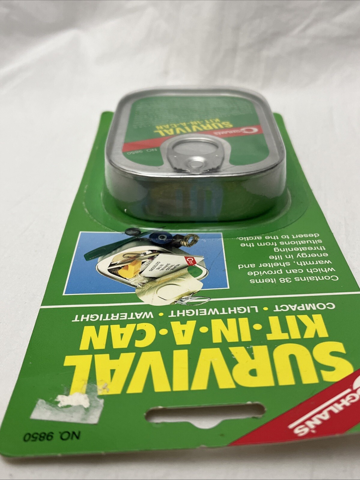 Coghlans 9850 Survival Kit in a Can 38 Items Vintage New Old Stock 1997