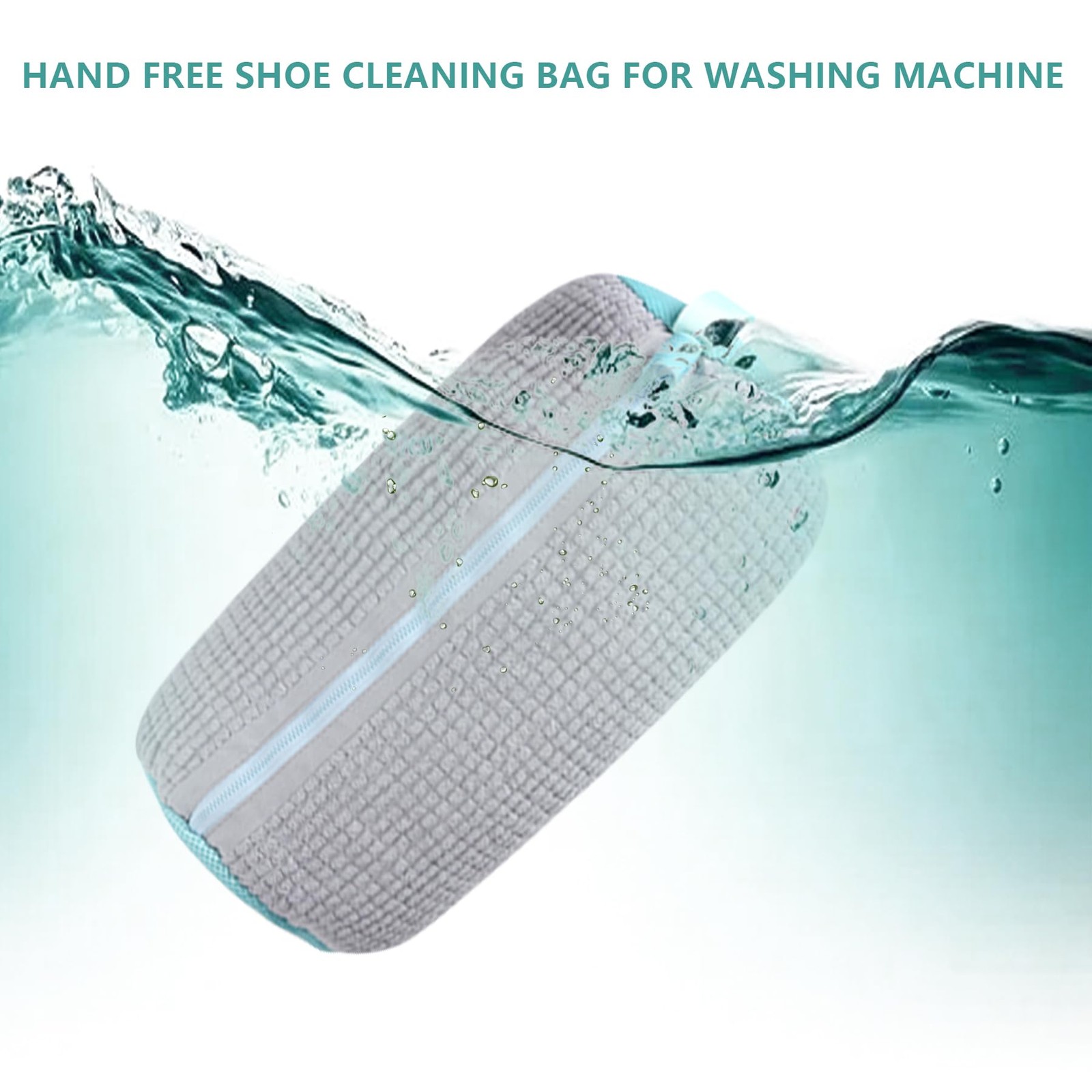 BCCSNNM 2 Pcs Shoe Washing Machine Bag,Laundry Bag for Large, grey-2pcs