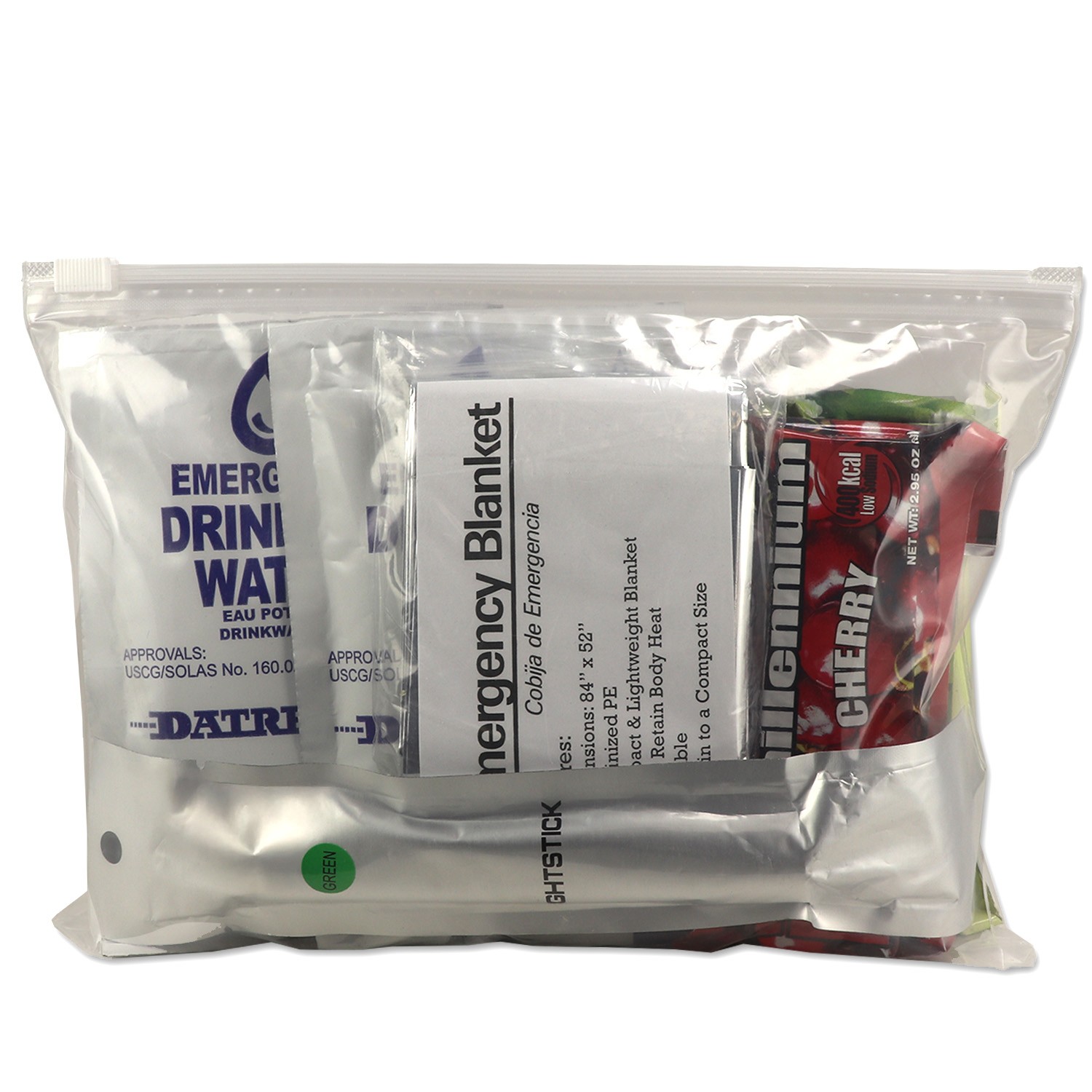 1 Day Quick Grab Kit in Resealable Bag
