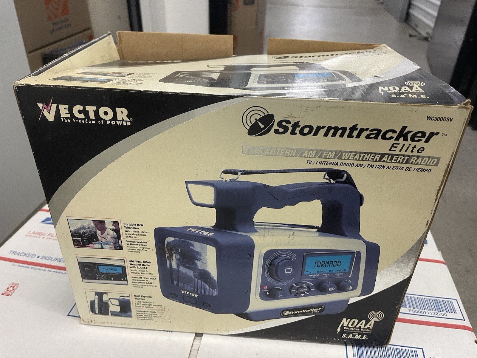 Vector Stormtracker Elite WC300DSV TV/Lantern/AM/FM/ Weather Alert Radio