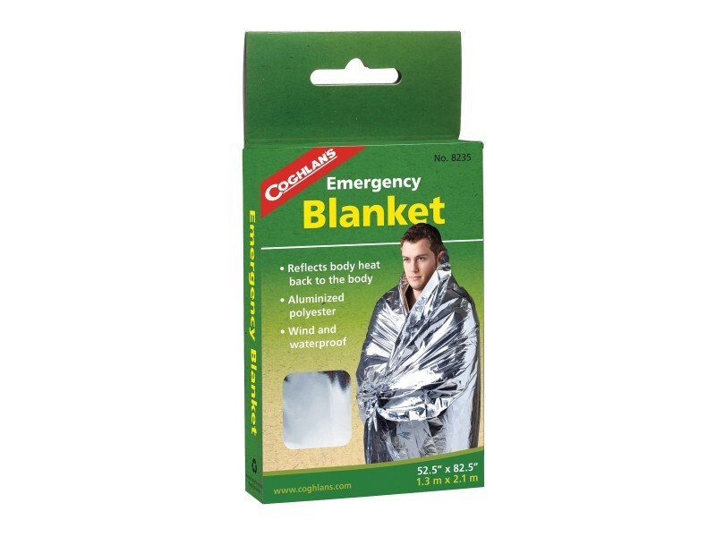 Coghlans Emergency Blanket Thermal Survival Camping Blanket Reflective 8235